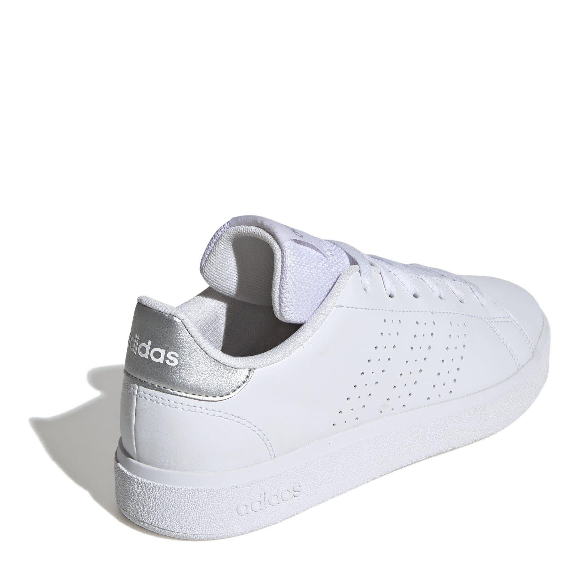 White/Silver - adidas - Advantage 2.0 Womens Shoes - 4