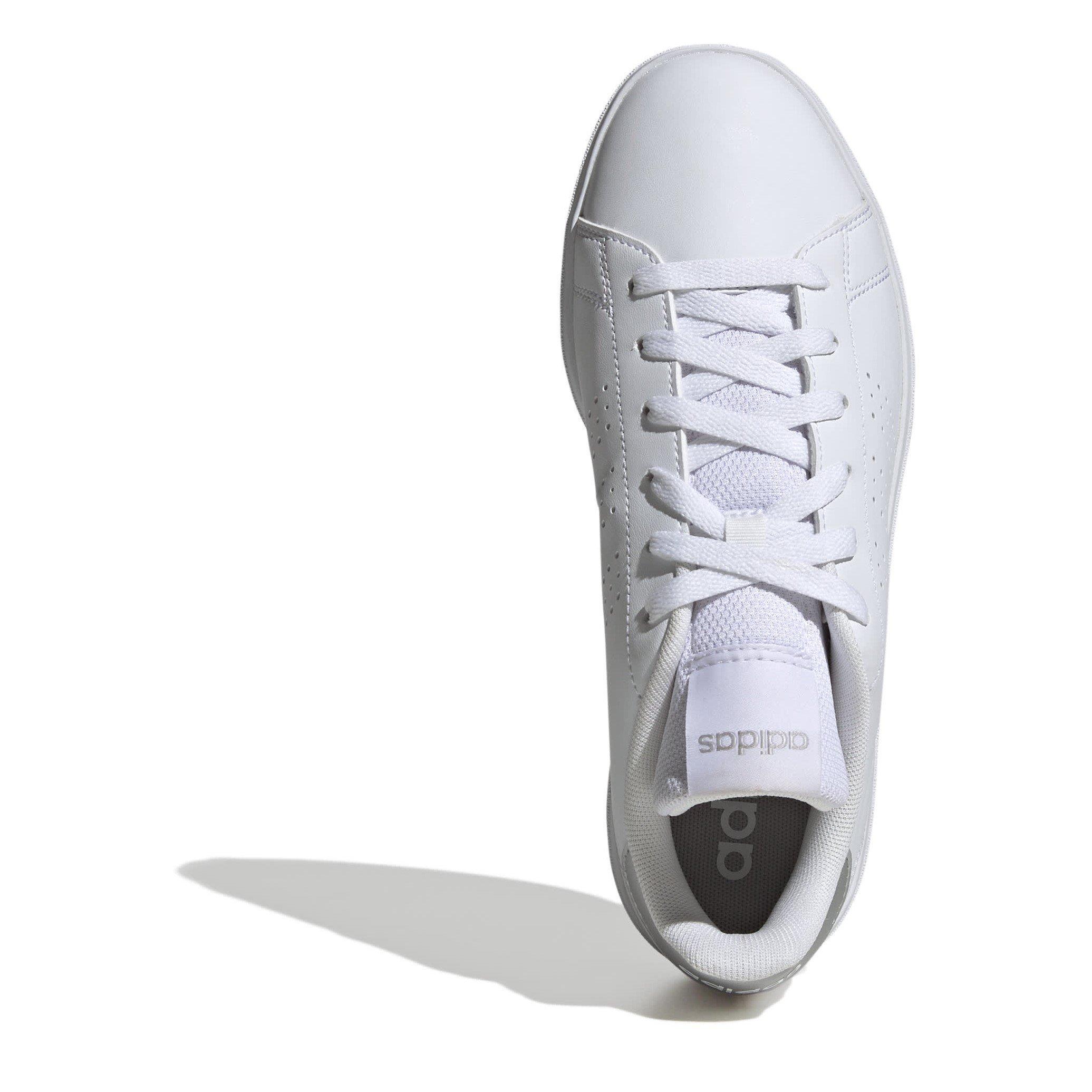 White/Silver - adidas - Advantage 2.0 Womens Shoes - 5