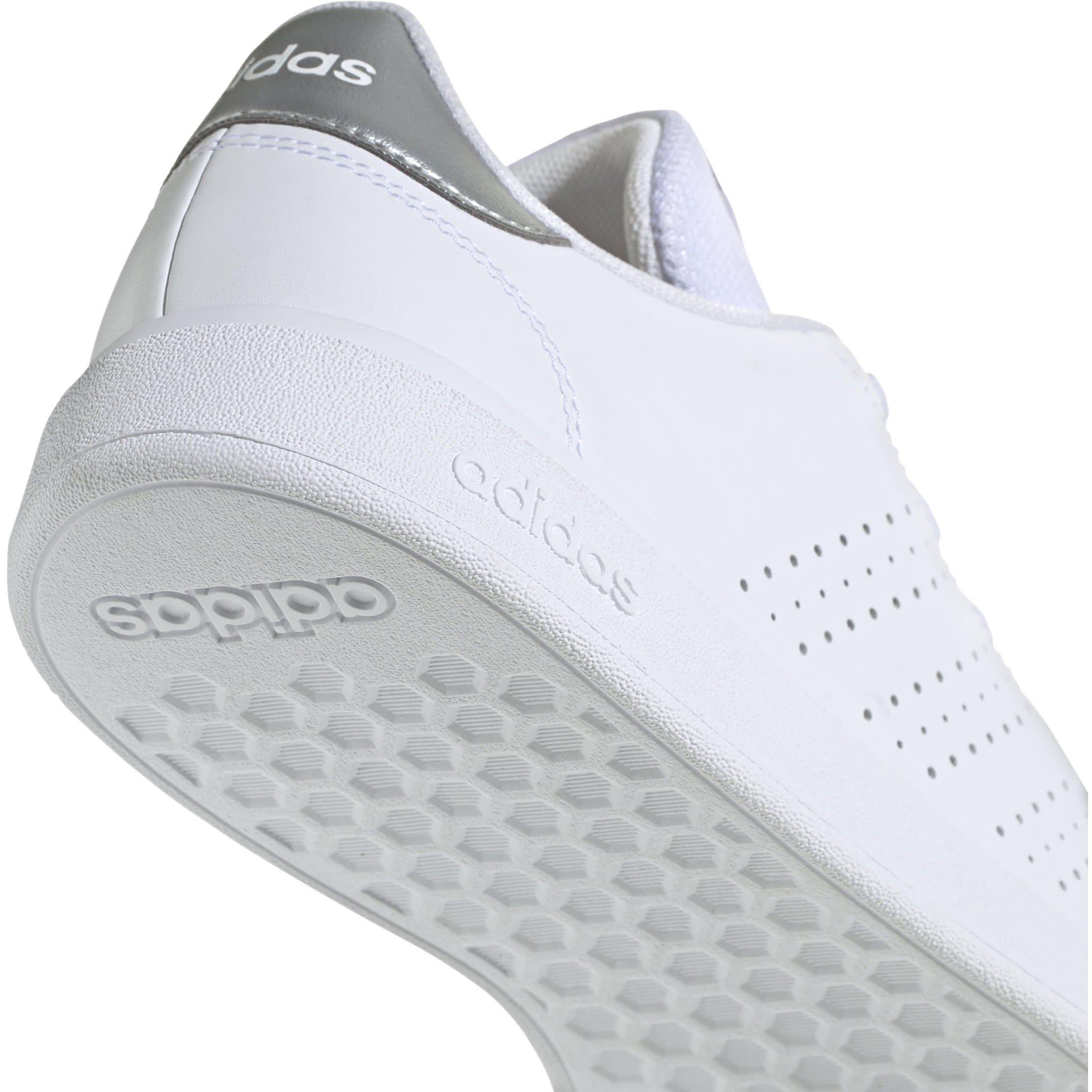 White/Silver - adidas - Advantage 2.0 Womens Shoes - 7