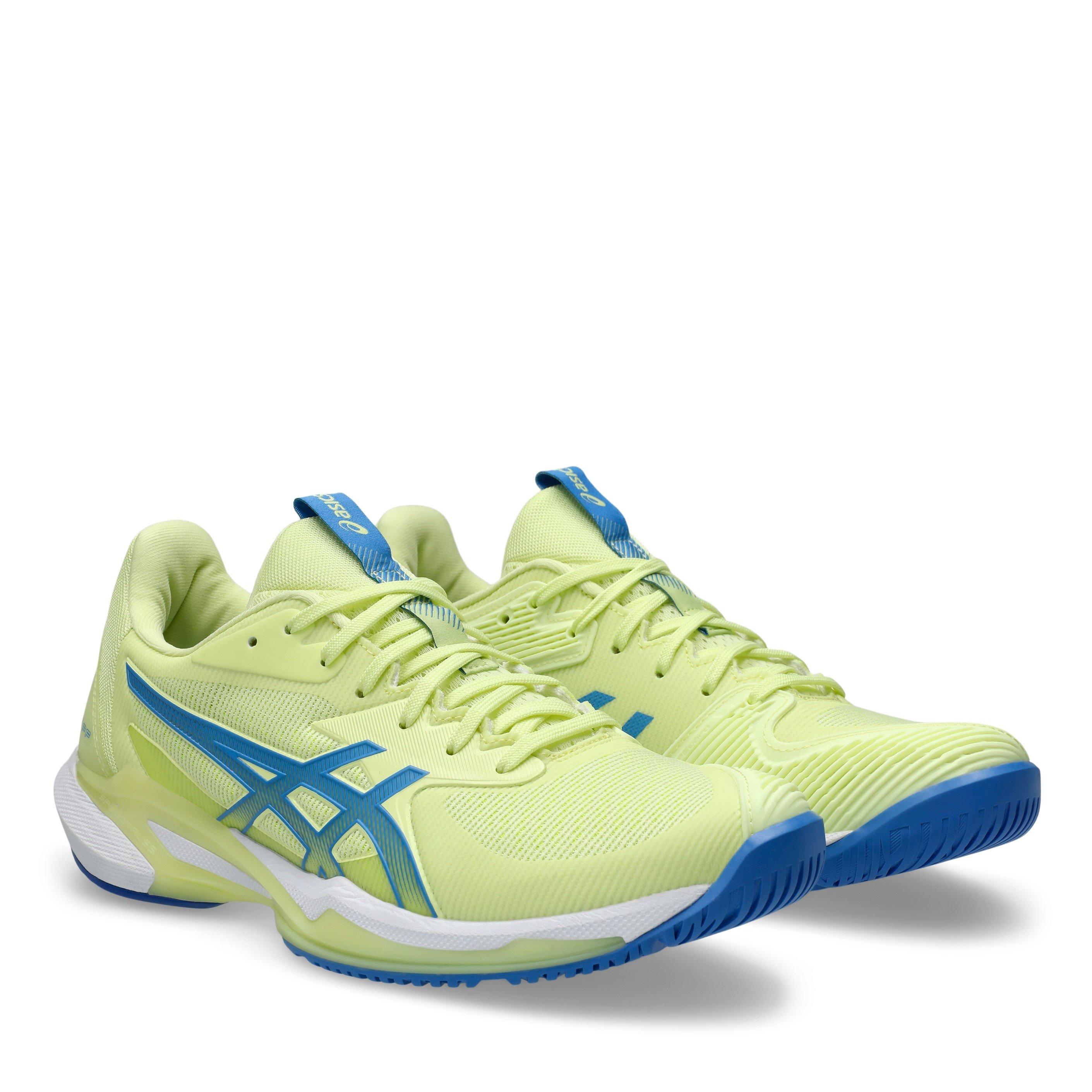 Amarillo/Azul - Asics - Solution Speed FF 3 Tennis Shoes Womens - 4