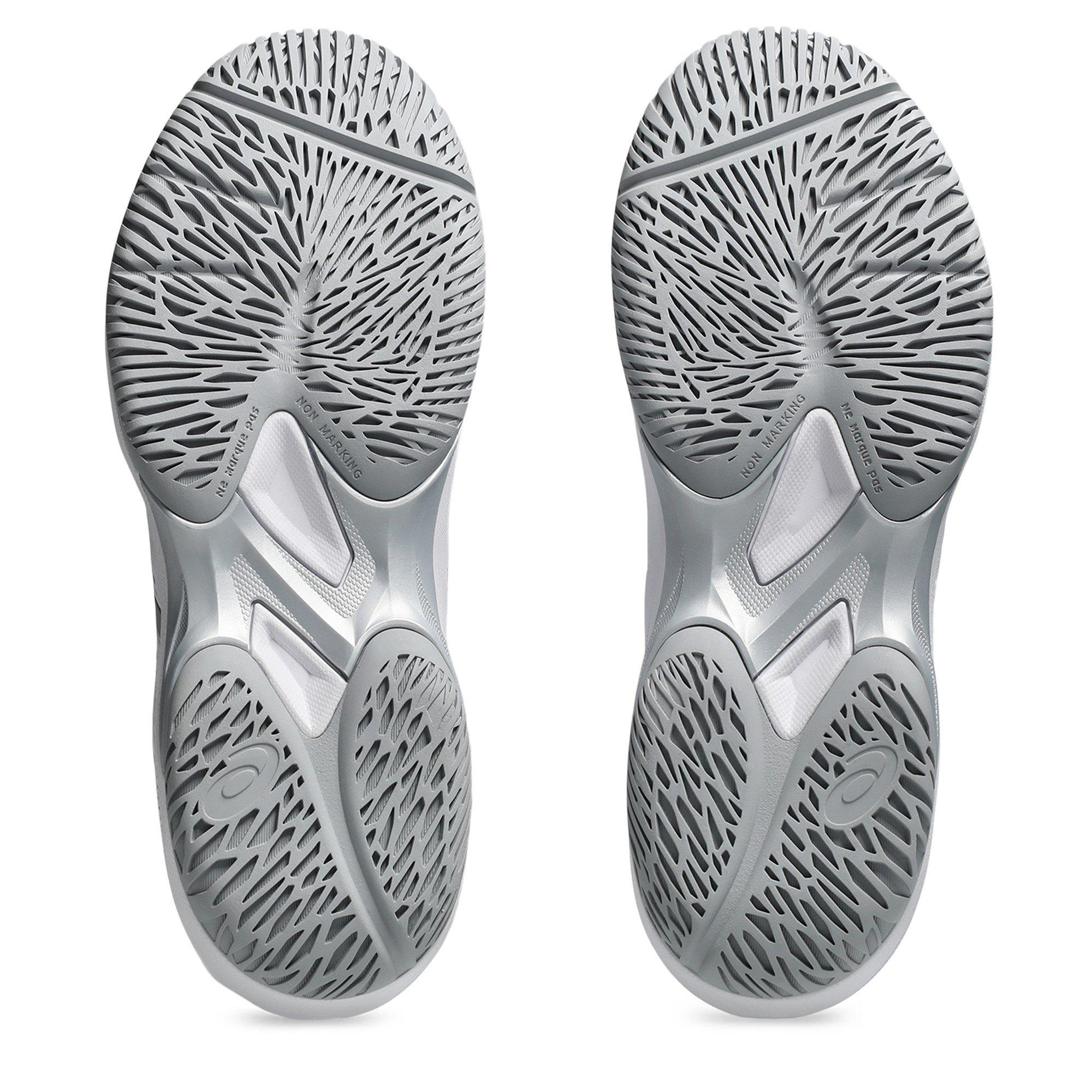 Hvid/Sølv - Asics - Game FF Womens Tennis Shoes - 3