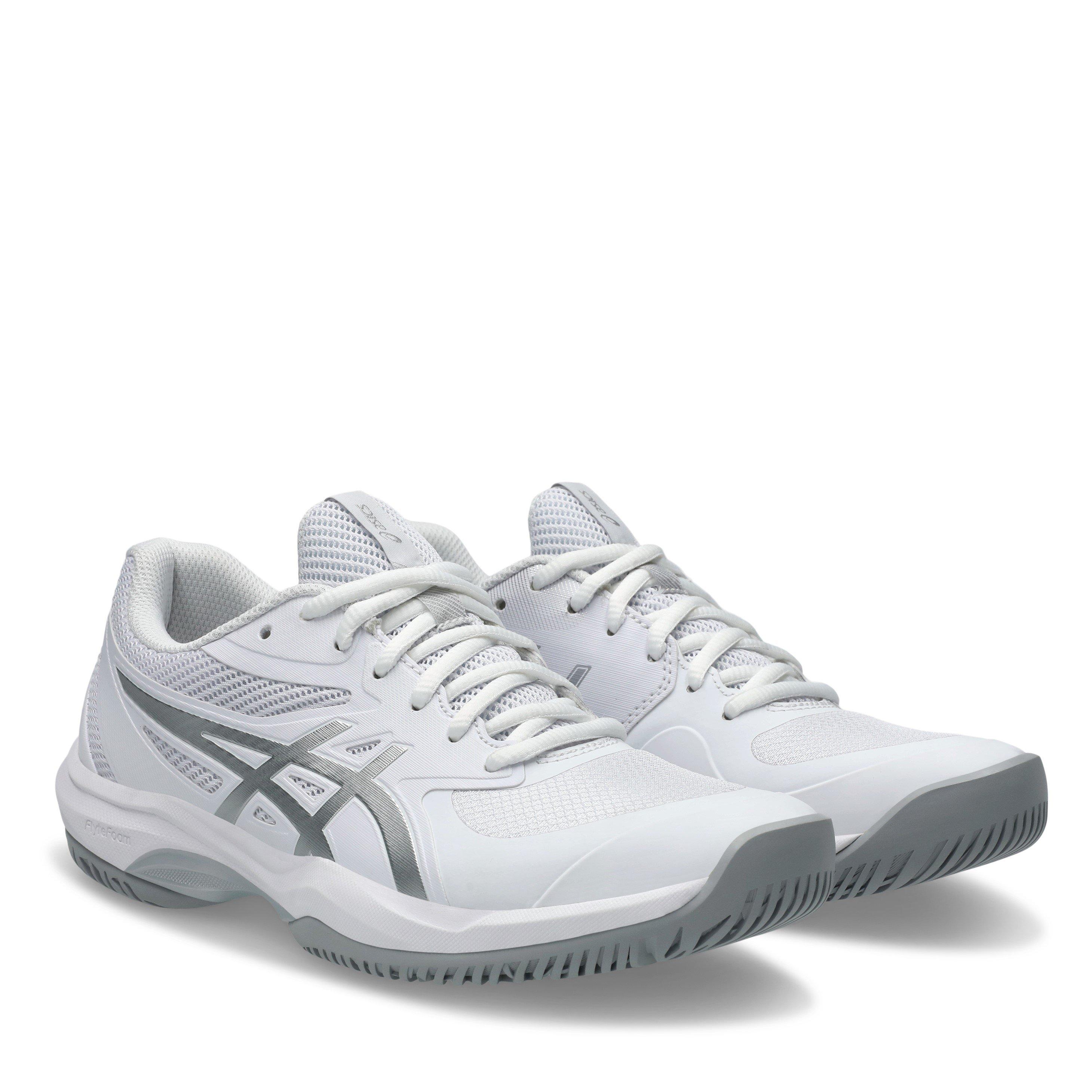Hvid/Sølv - Asics - Game FF Womens Tennis Shoes - 4