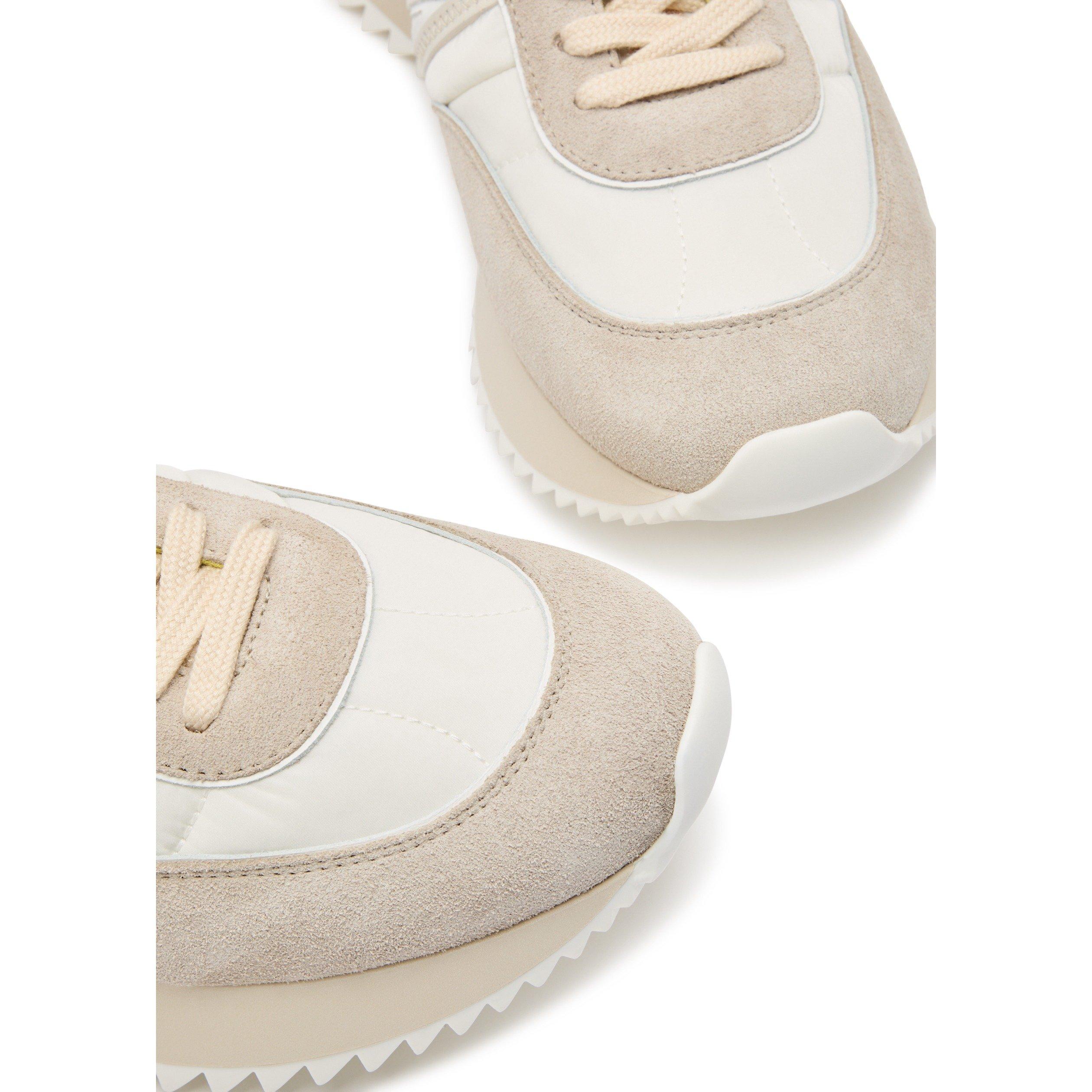 CREAM - Moncler - Women's Pacey Low-Top Trainers - 4