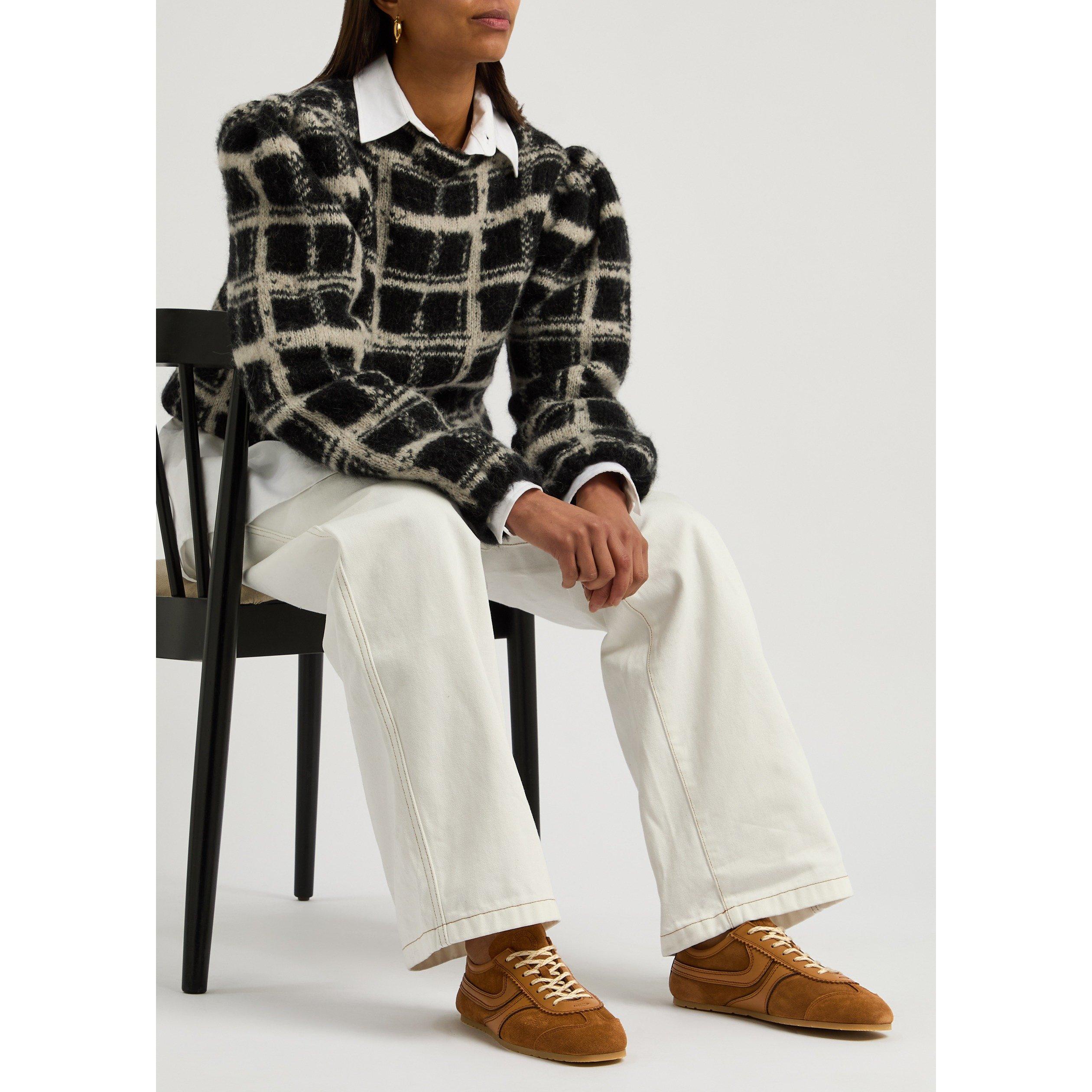 BROWN - Dries Van Noten - Women's Dustin Suede Low-Top Trainers - 3