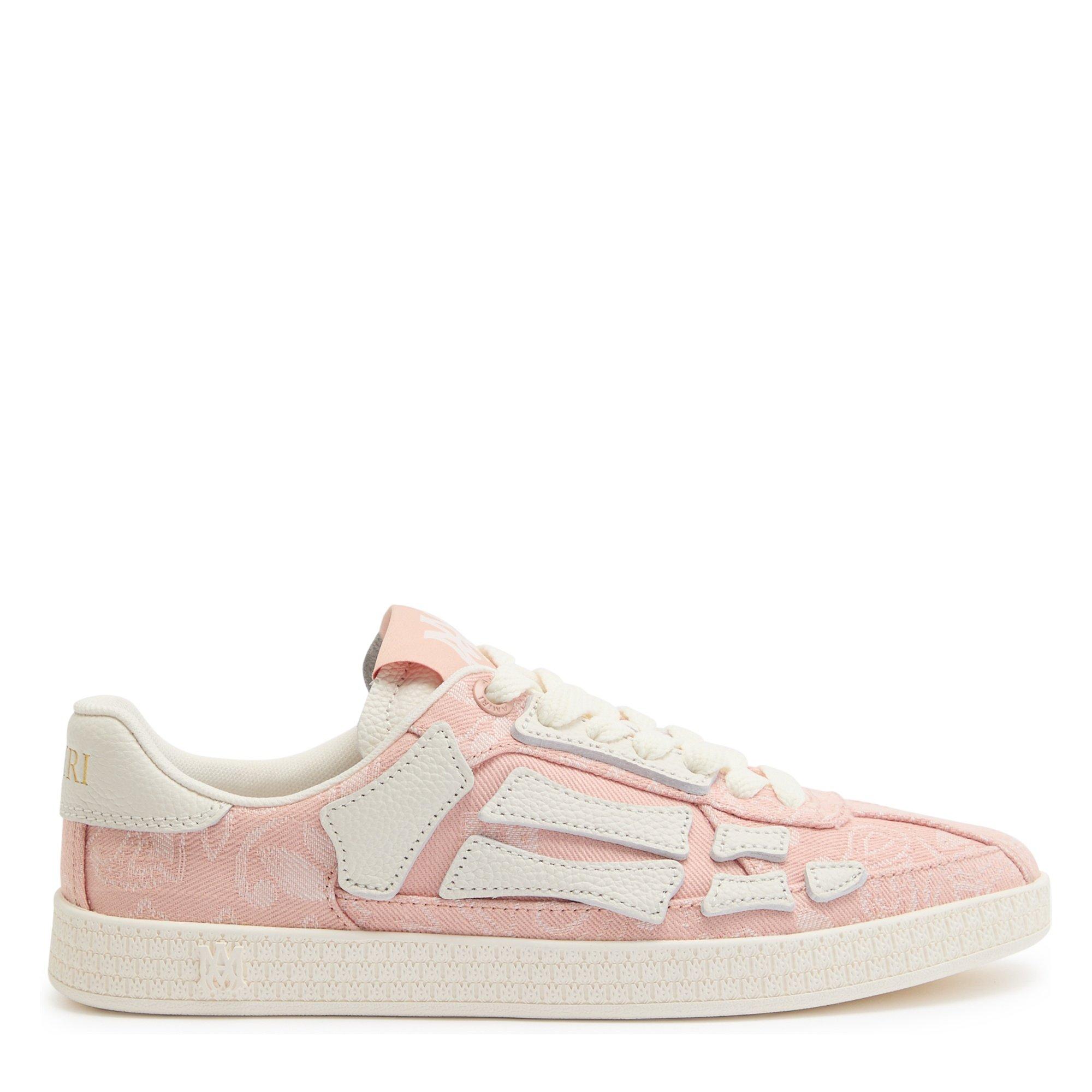 WHITE AND PINK - Amiri - BANDANA DENIM PACIFIC BONES