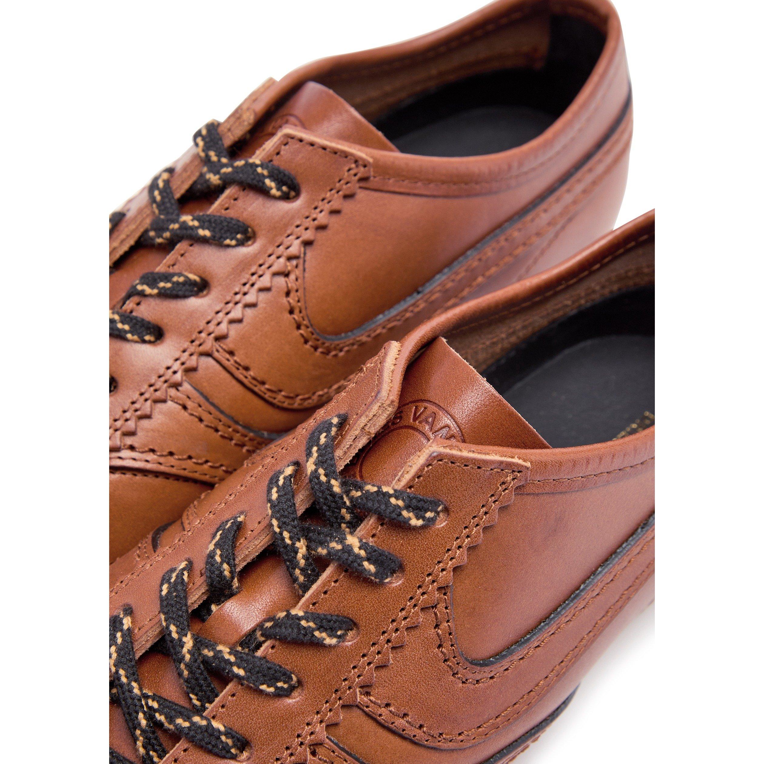 TAN - Dries Van Noten - Women's Dustin Leather Low-Top Trainers - 5