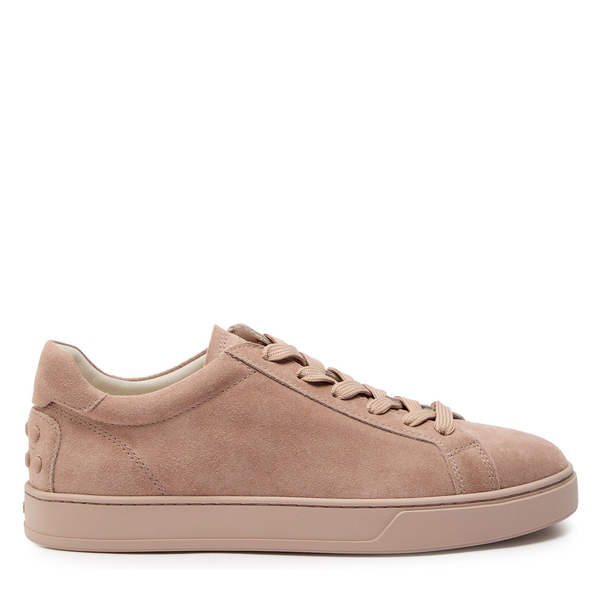 LIGHT PINK - Tods - ELISA SUEDE SNEAKER