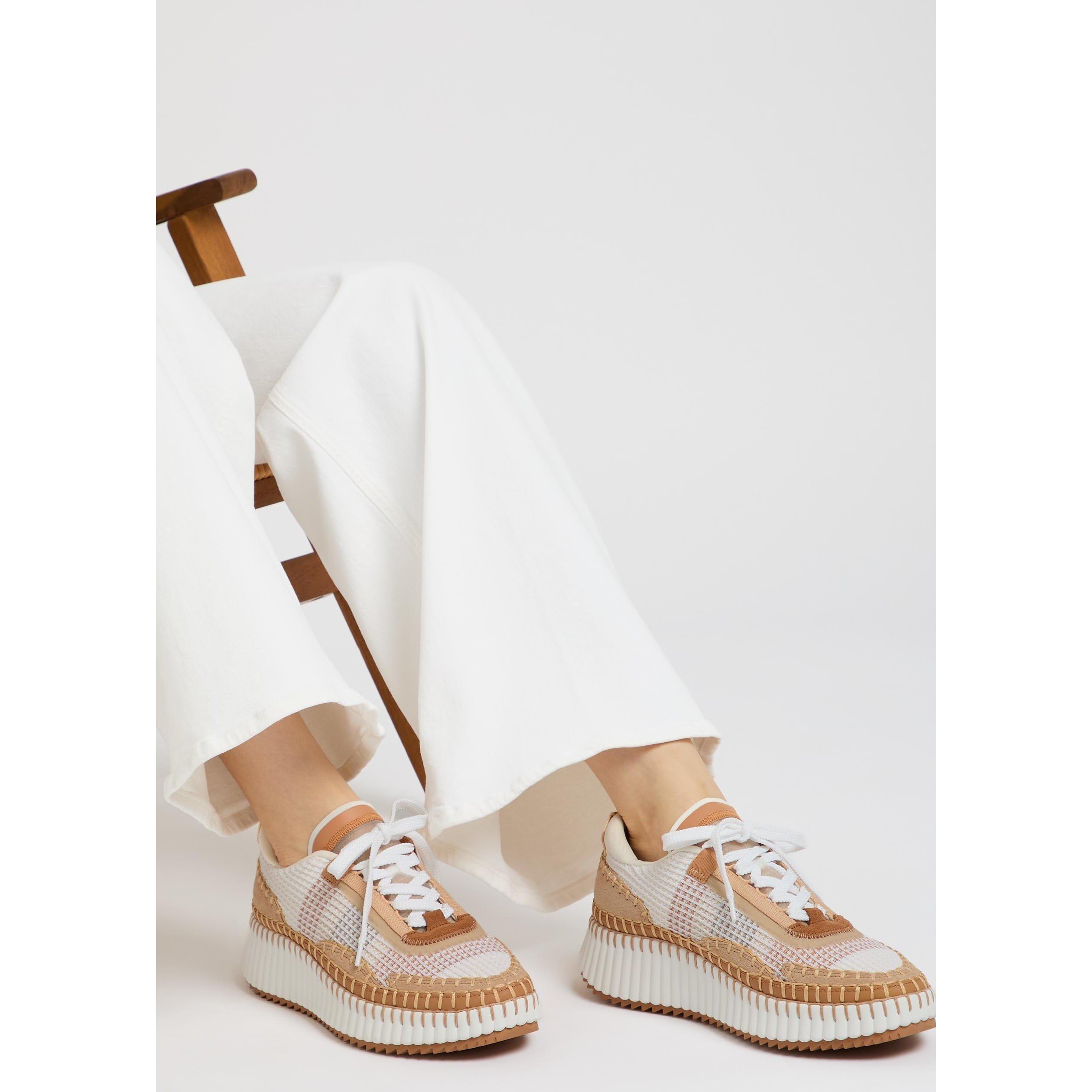 BEIGE AND OTHER - Chloe - Women's Nama Chunky Trainers - 3