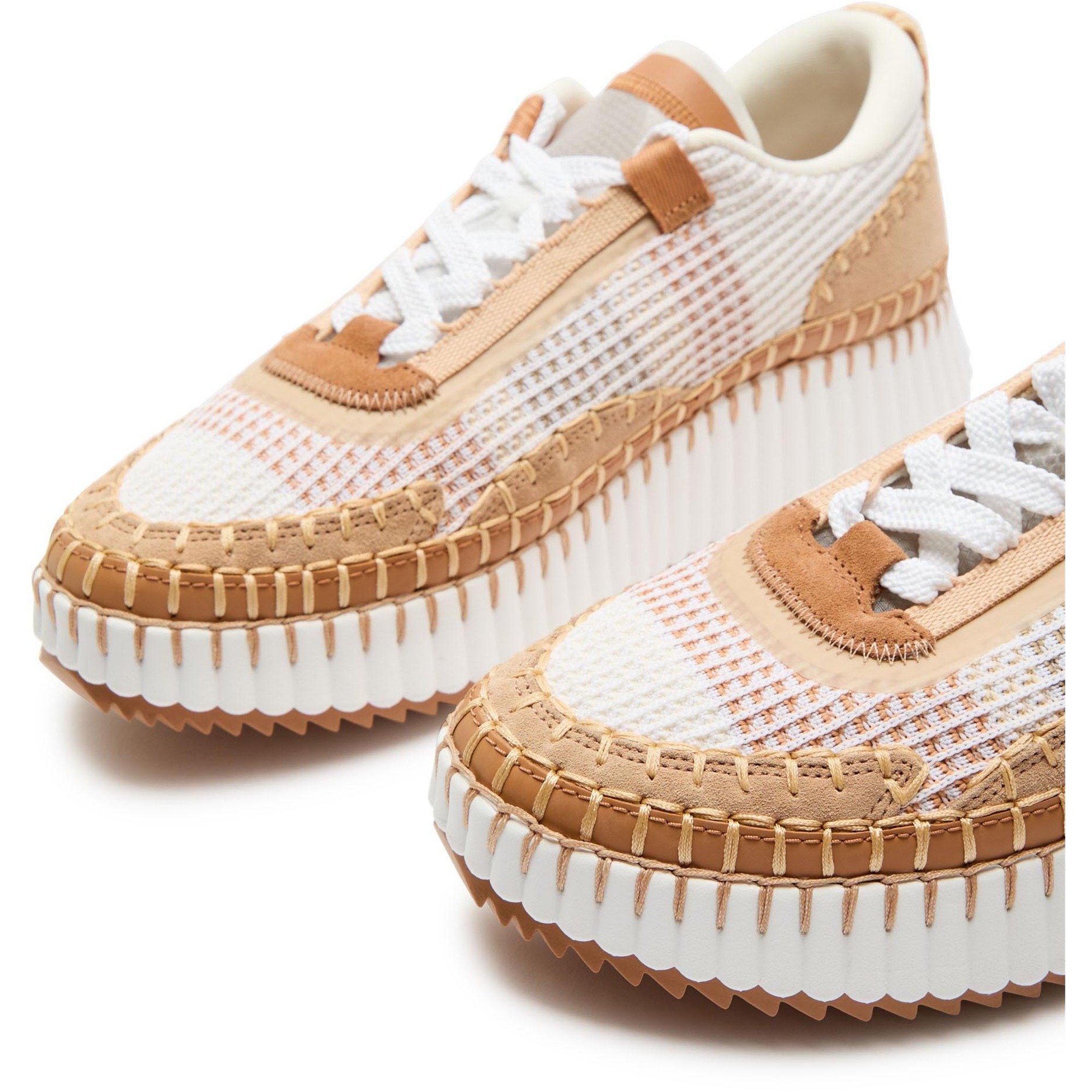 BEIGE AND OTHER - Chloe - Women's Nama Chunky Trainers - 4