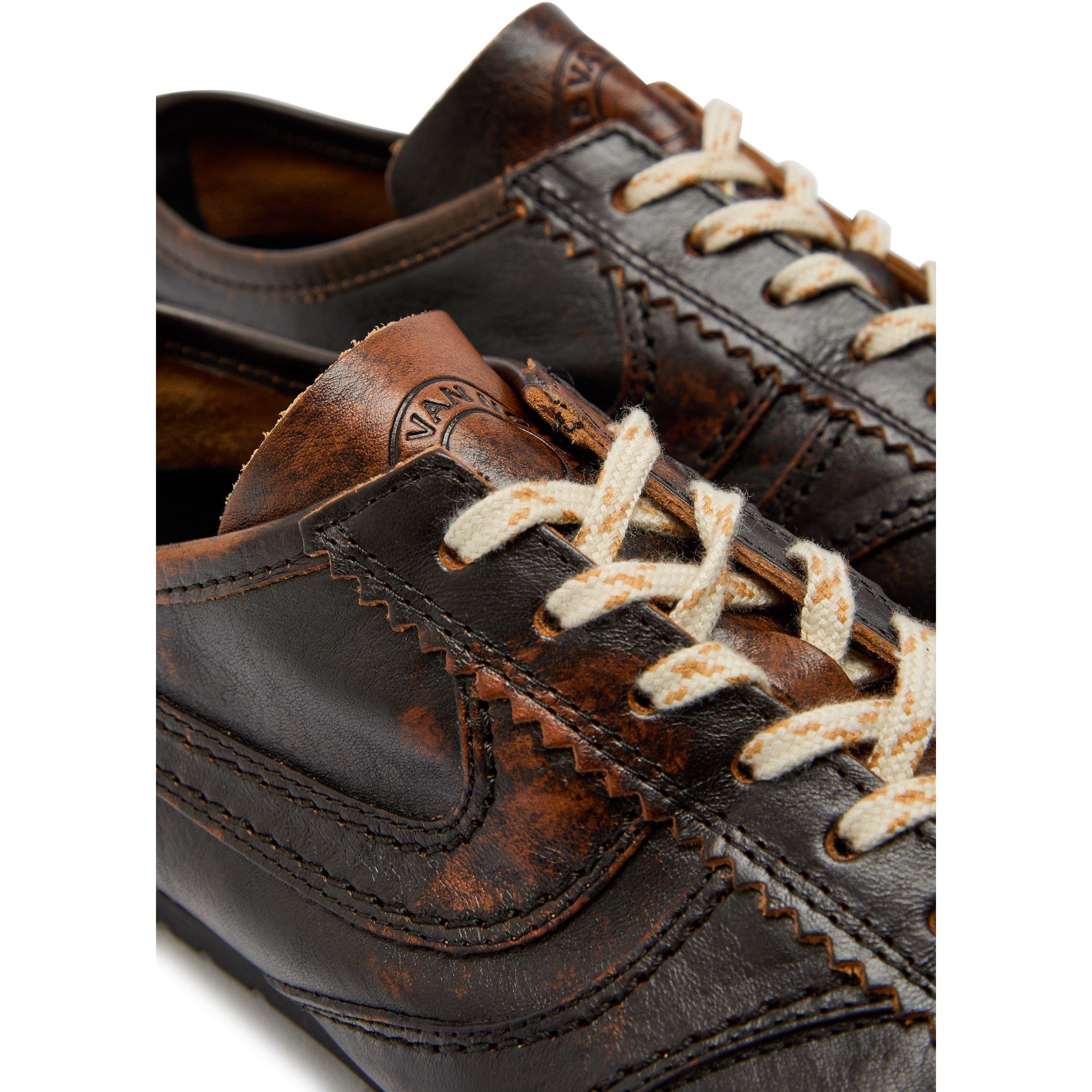 TAN - Dries Van Noten - Women's Dustin Leather Low-Top Trainers - 4