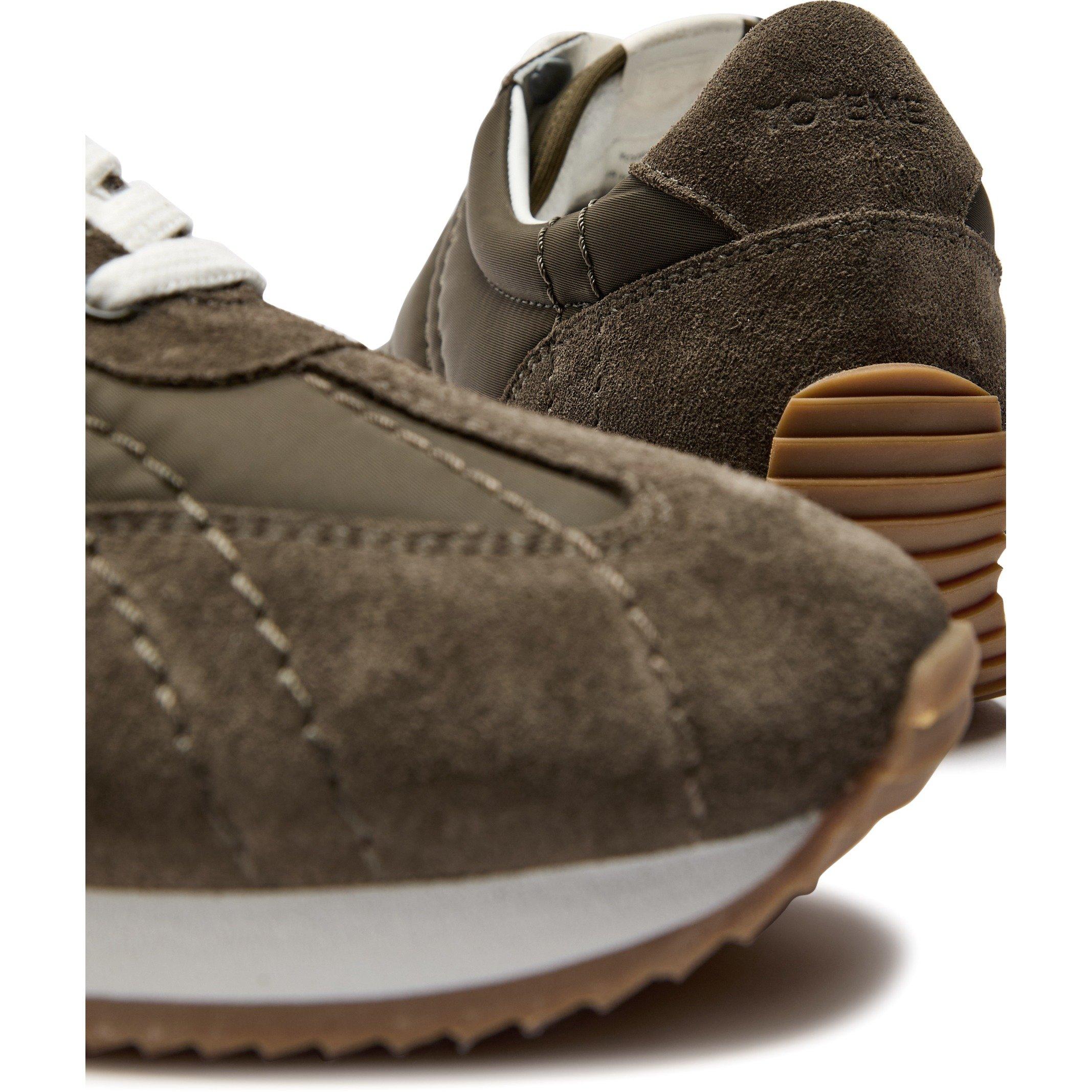 KHAKI - Toteme - Women's Quilted Low-Top Trainers - 4