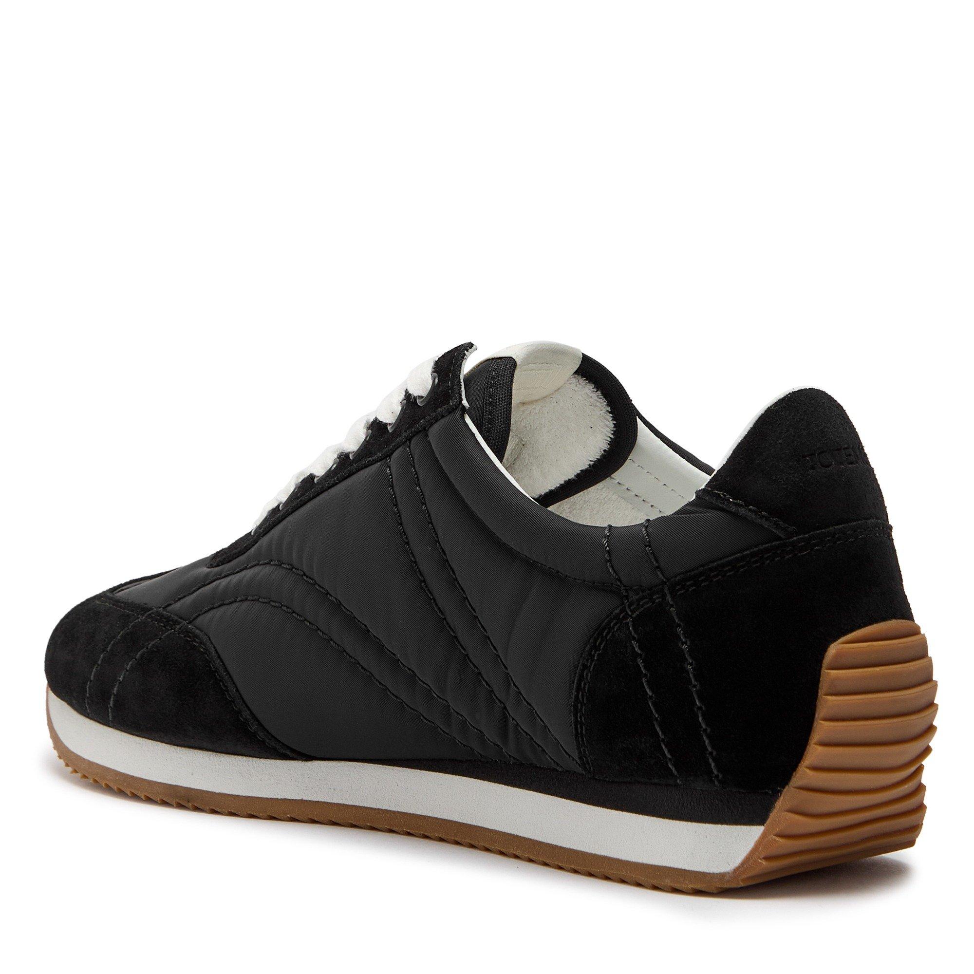 BLACK - Toteme - Women's Quilted Low-Top Trainers - 2