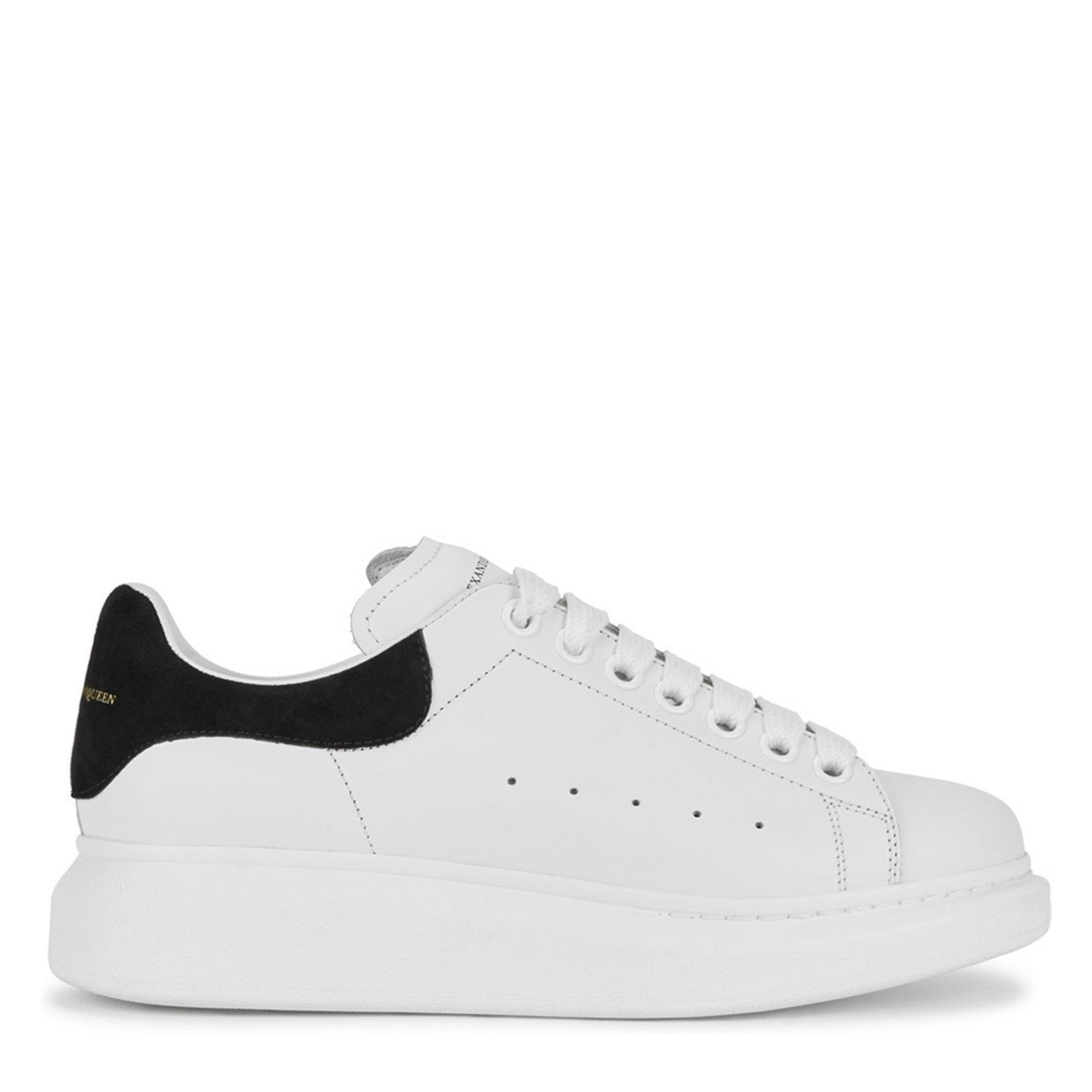 WHITE AND BLACK - Alexander McQueen - LARRY CLASSIC BOLD SOLE SNEAKE - 1