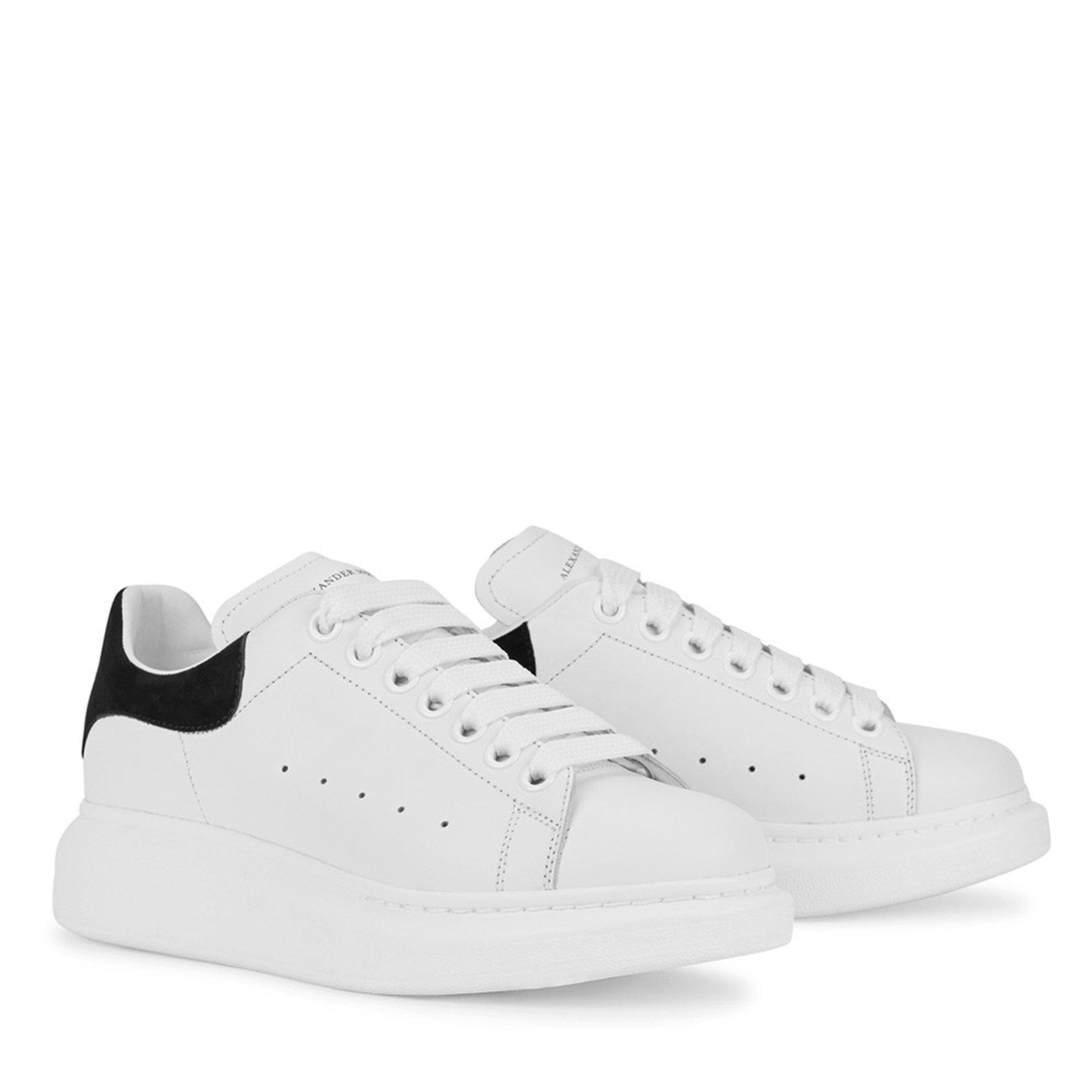WHITE AND BLACK - Alexander McQueen - LARRY CLASSIC BOLD SOLE SNEAKE - 2