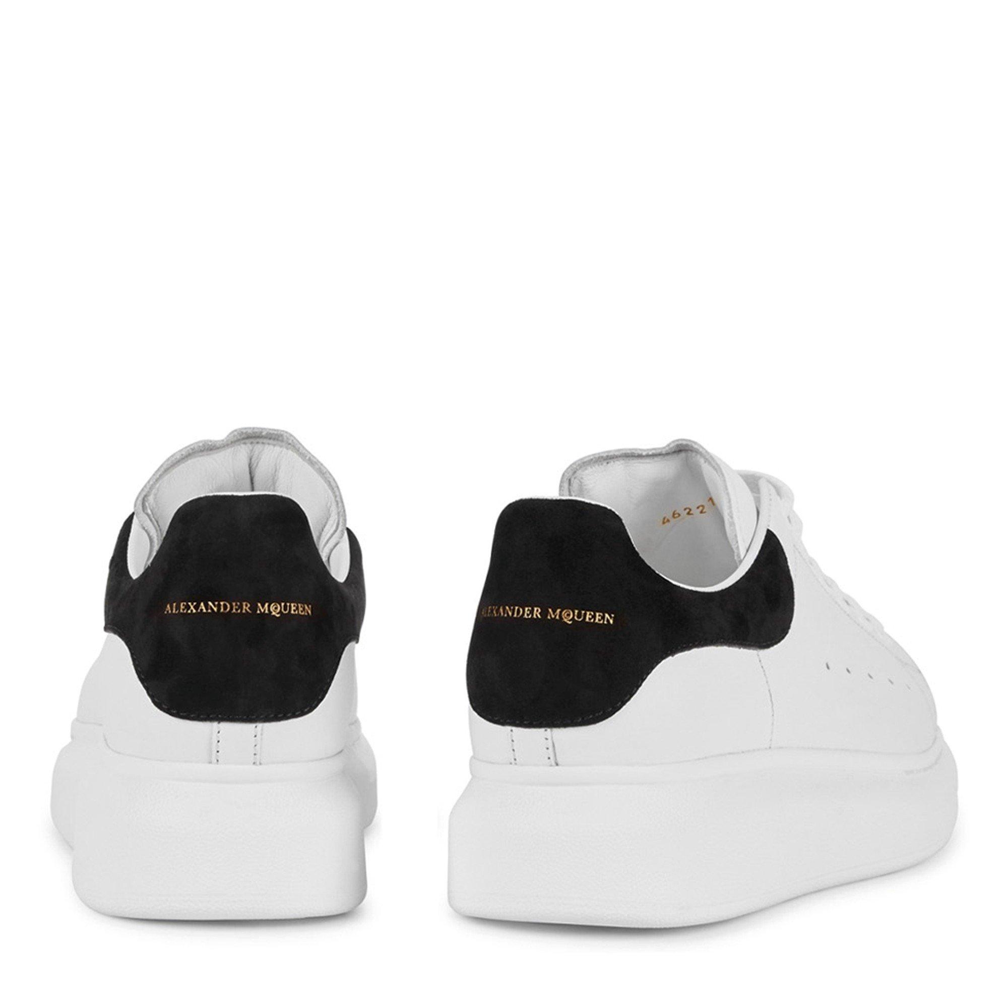 WHITE AND BLACK - Alexander McQueen - LARRY CLASSIC BOLD SOLE SNEAKE - 3
