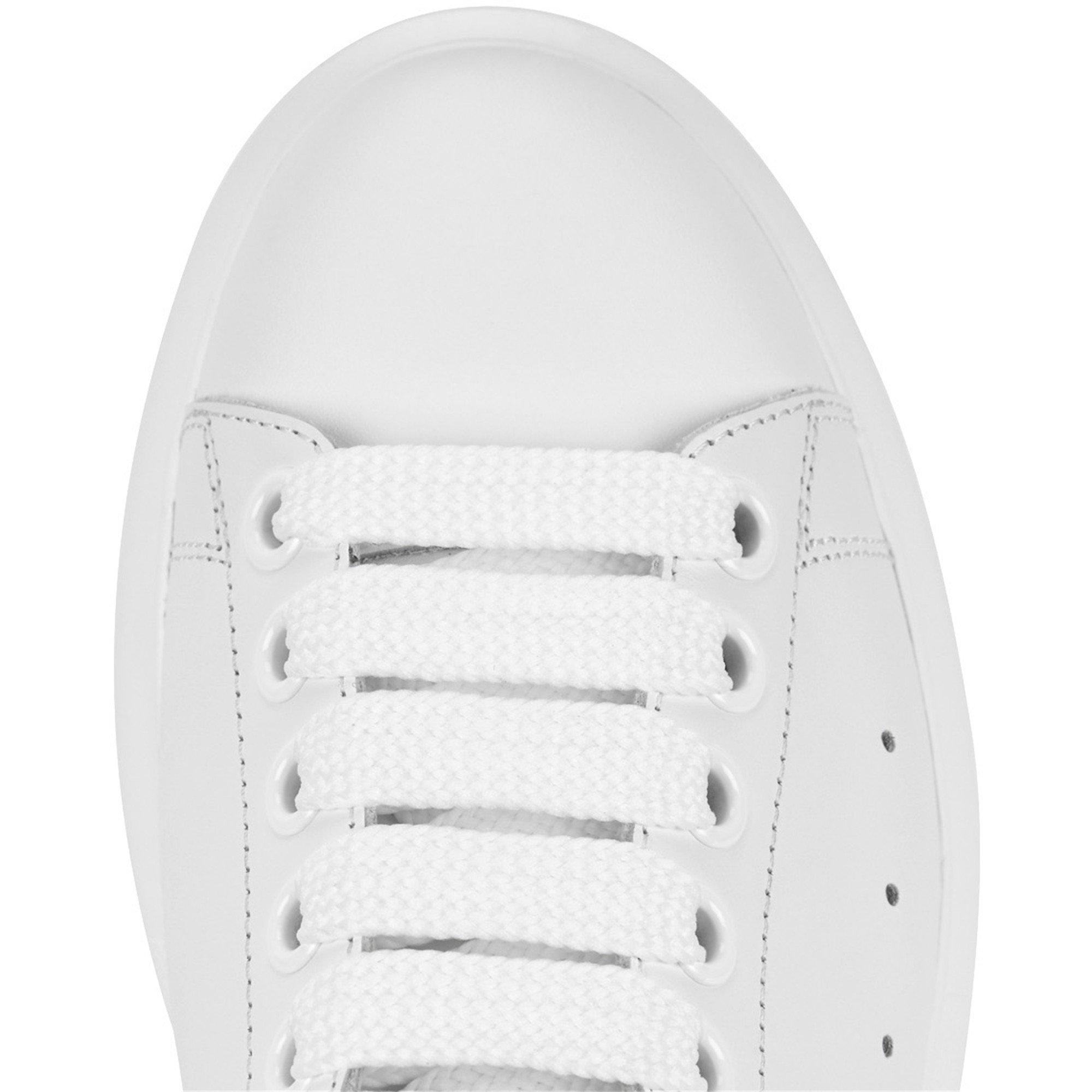 WHITE AND BLACK - Alexander McQueen - LARRY CLASSIC BOLD SOLE SNEAKE - 4