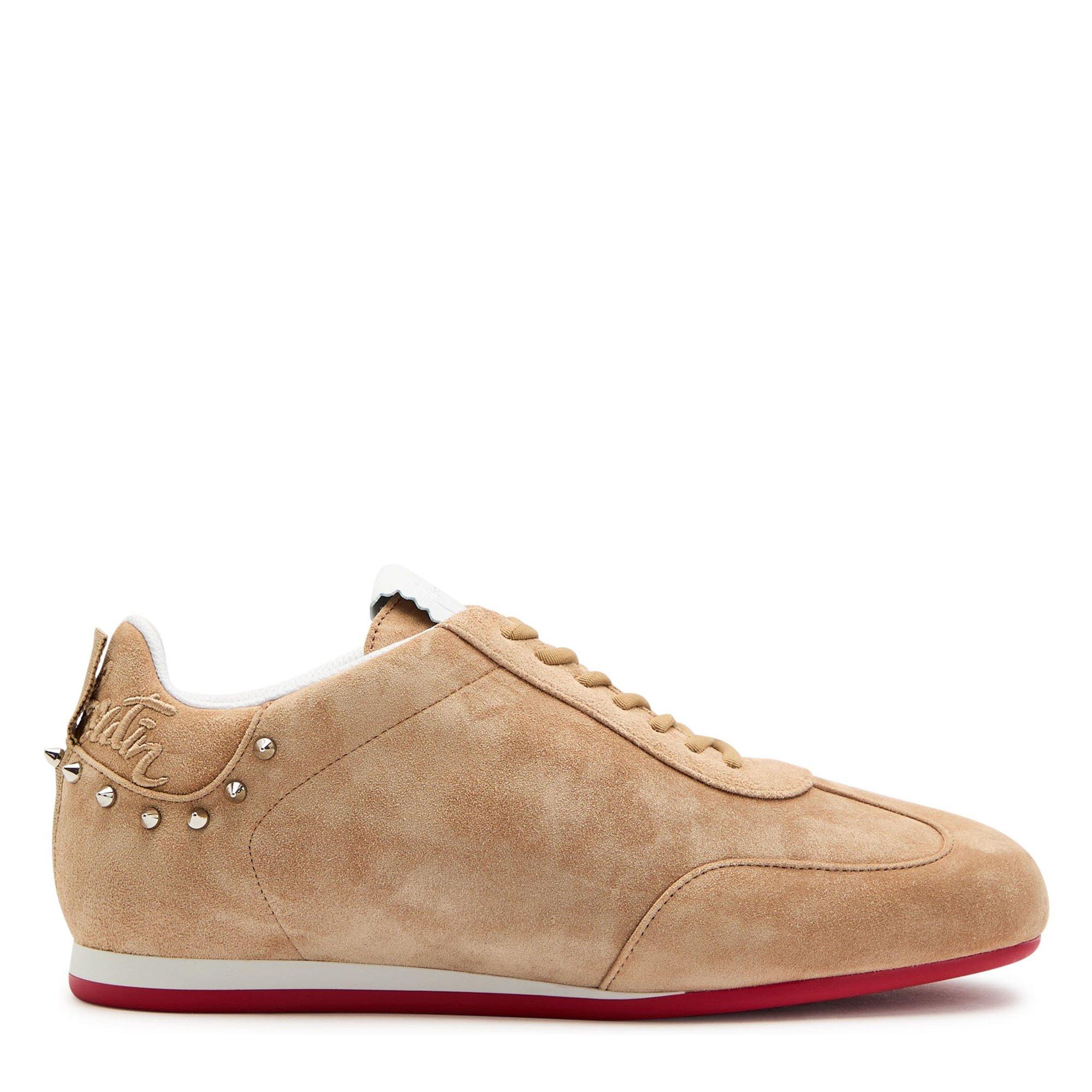 BEIGE - Christian Louboutin - ELEONORA FLAT VEAU VELOURS/NAP - 1