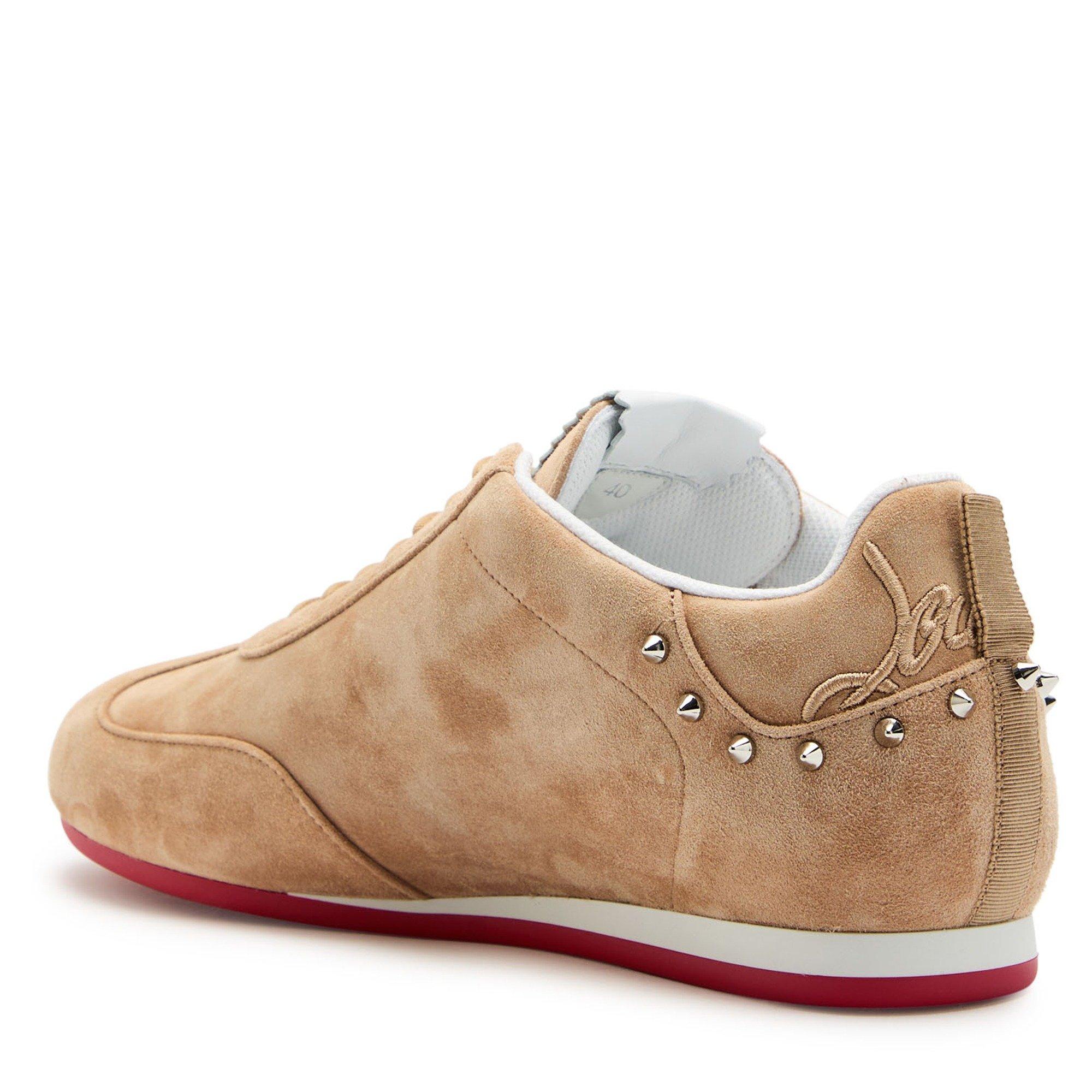 BEIGE - Christian Louboutin - ELEONORA FLAT VEAU VELOURS/NAP - 2