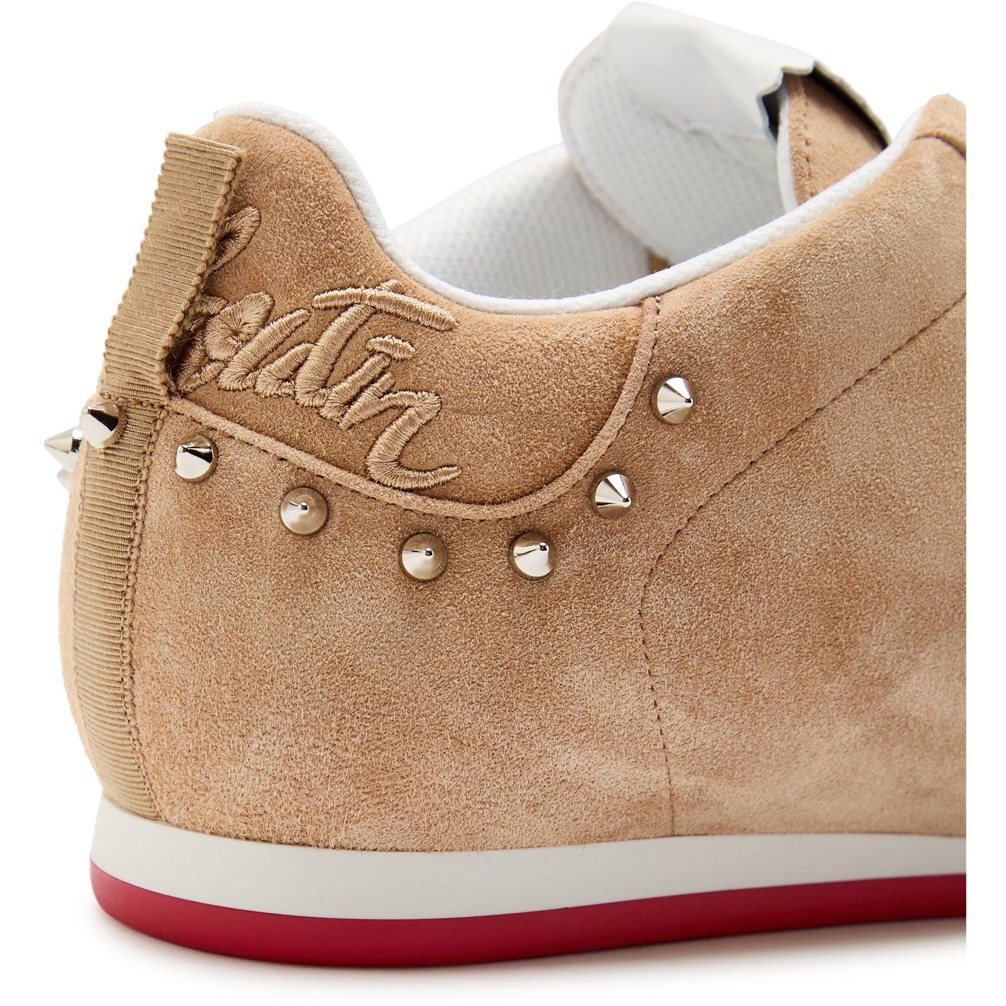 BEIGE - Christian Louboutin - ELEONORA FLAT VEAU VELOURS/NAP - 4
