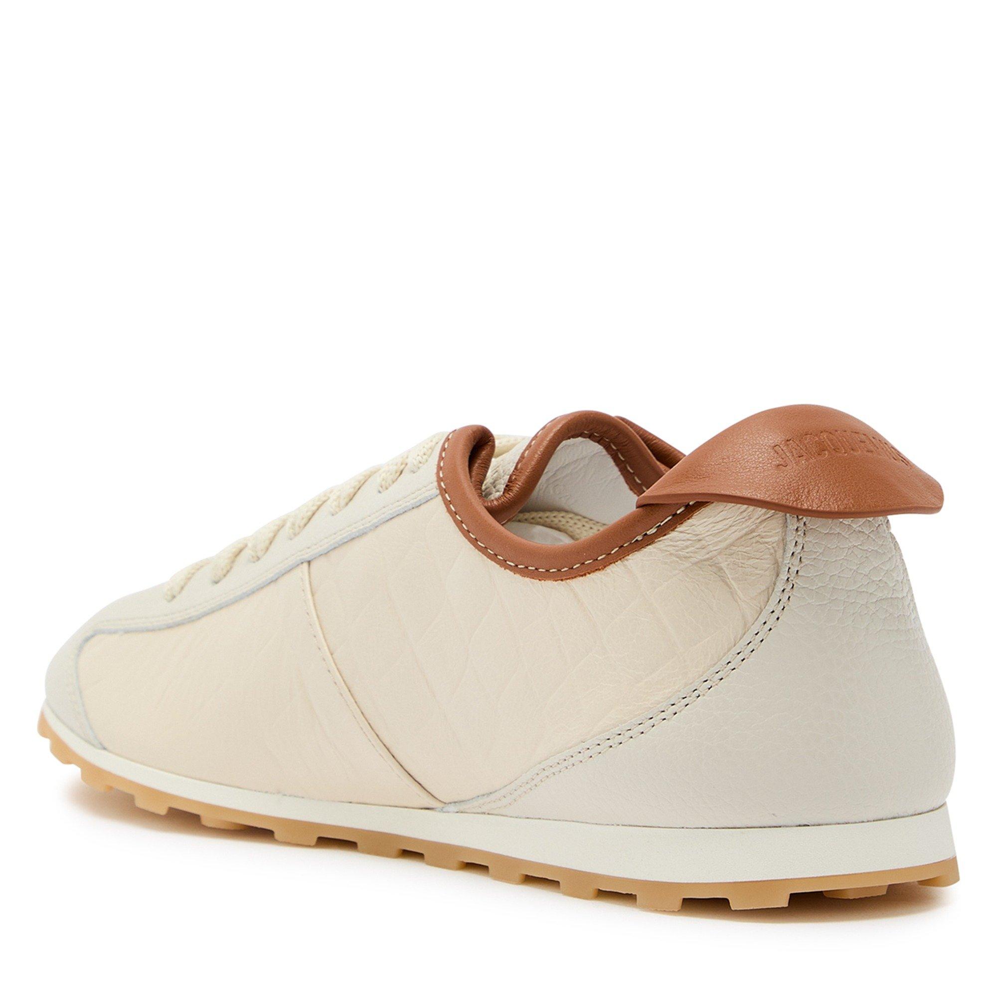 GREY AND OTHER - Jacquemus - Women's Les Tennis Leather Low-Top Trainers - 2