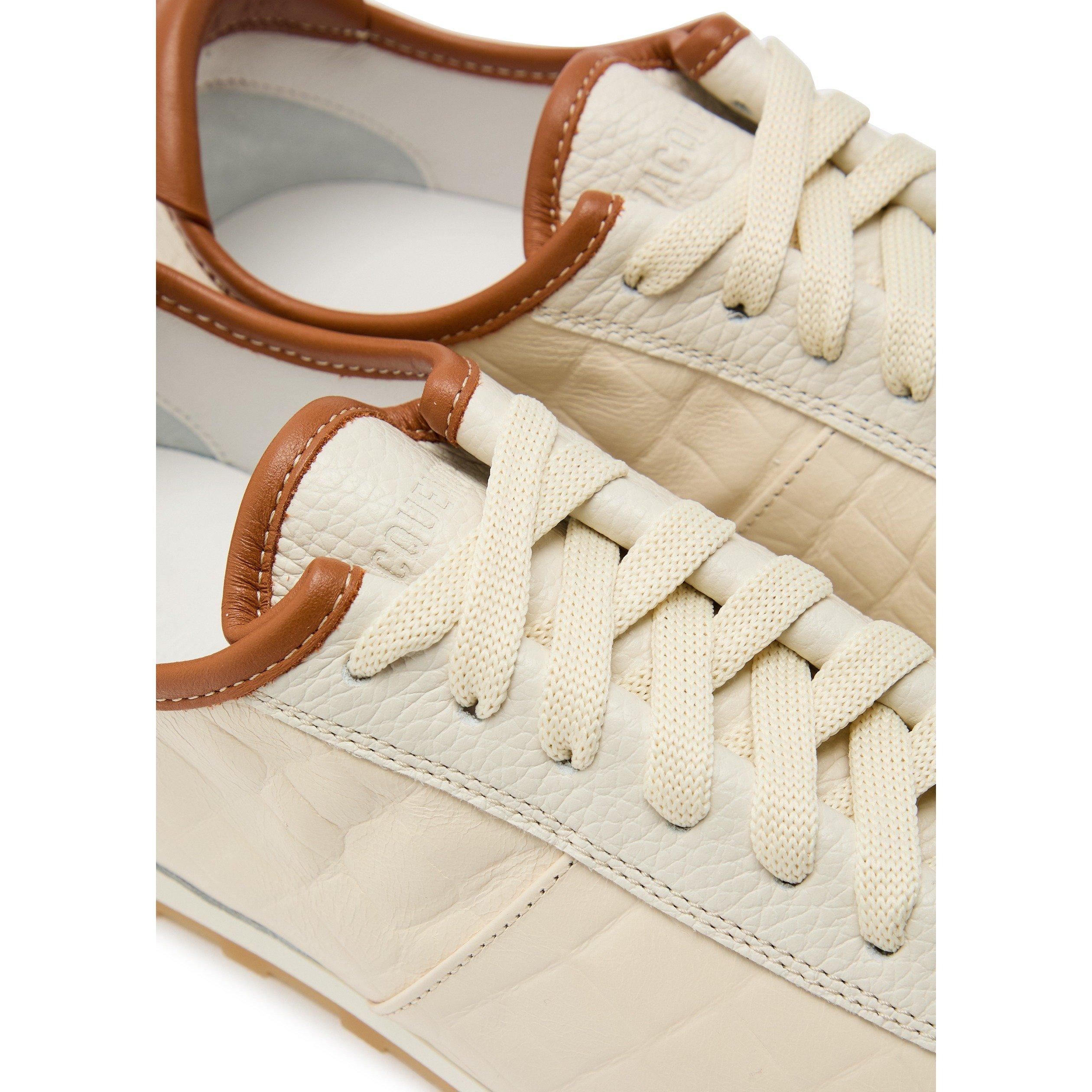 GREY AND OTHER - Jacquemus - Women's Les Tennis Leather Low-Top Trainers - 4