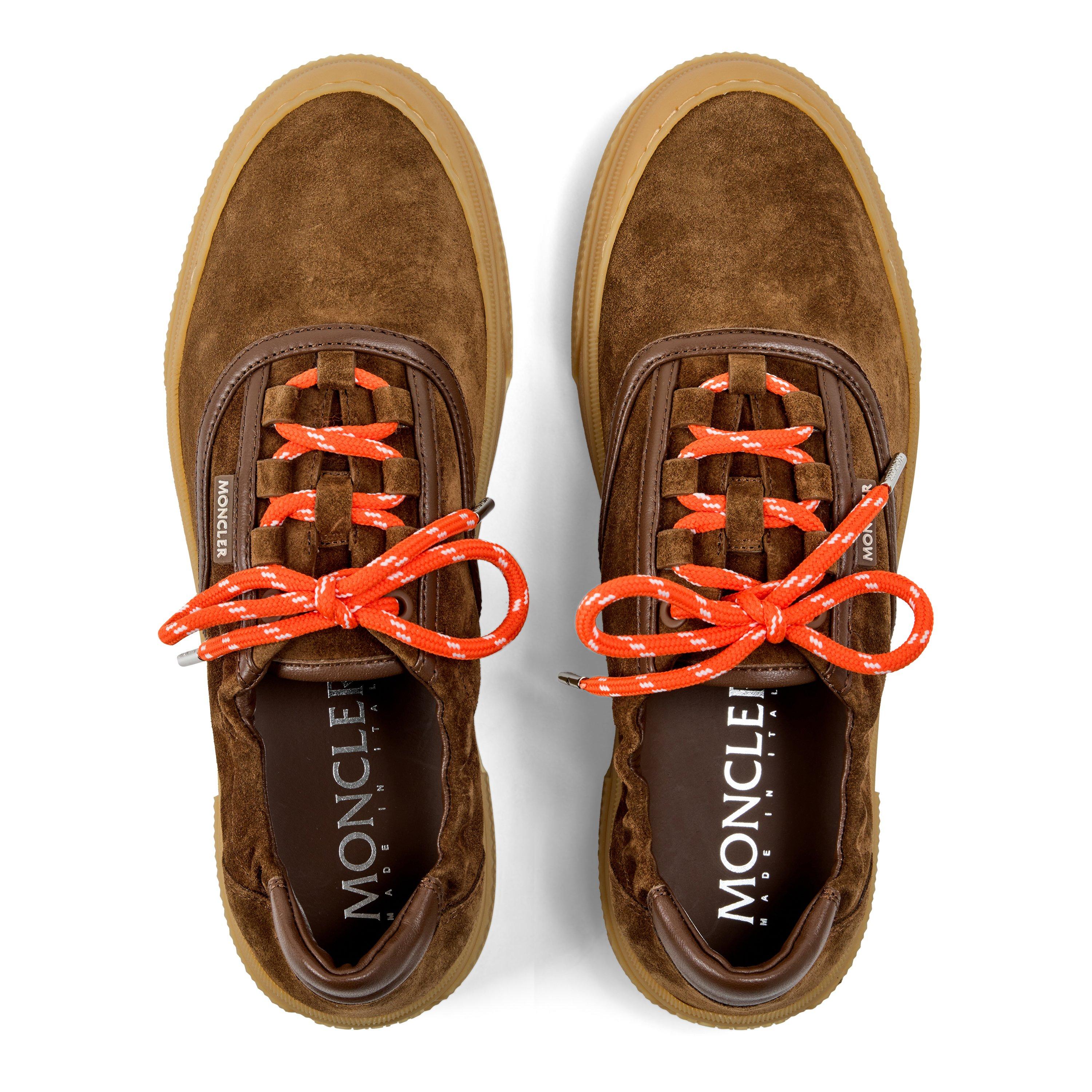 BROWN - Moncler - VERA LEISURE LOW TOP SNEA - 4