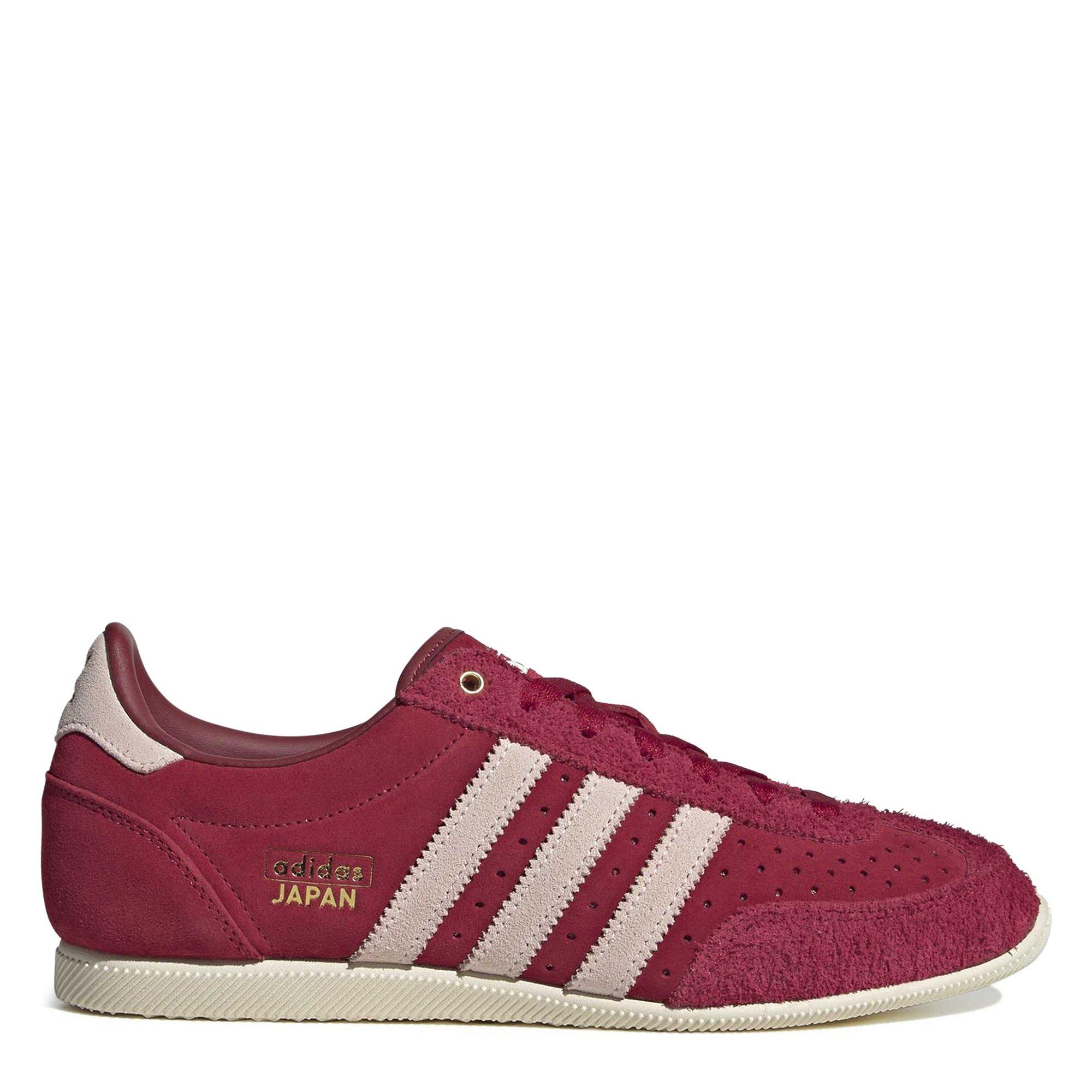 RED - adidas - Women's Japan Suede Low-Top Trainers