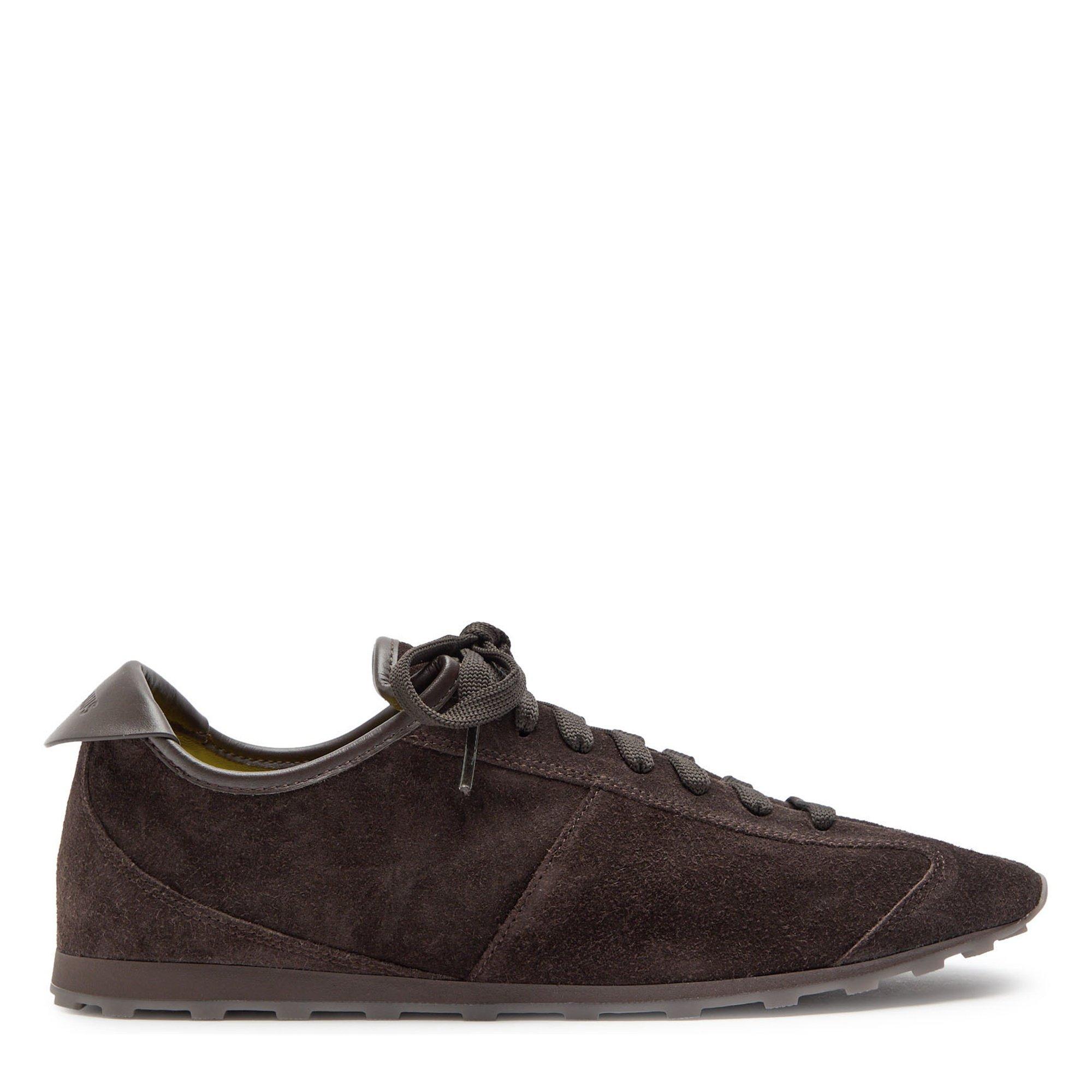 BROWN - Jacquemus - LES TENNIS BRUSHED SUEDE