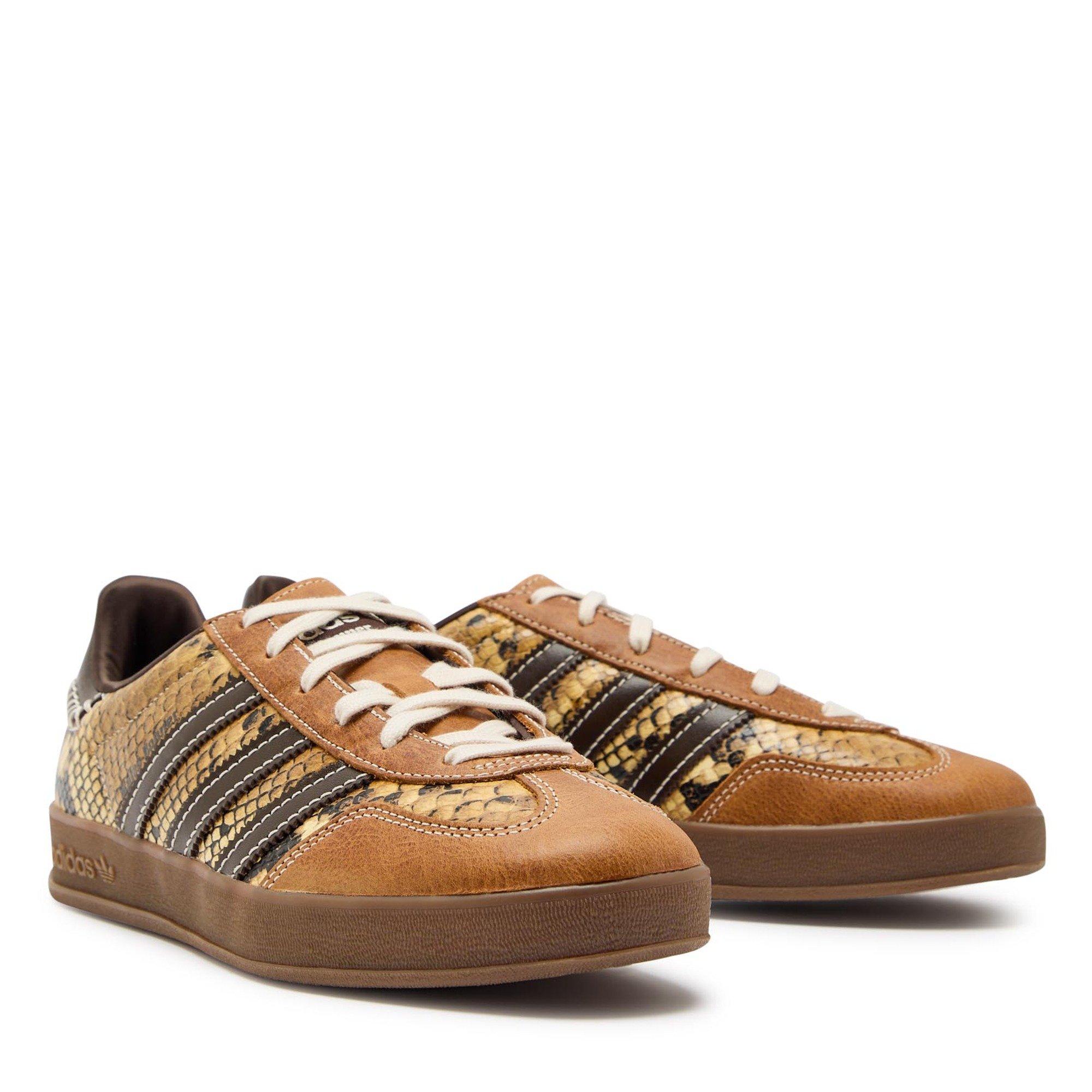 BEIGE AND OTHER - adidas Originals - Women's Gazelle Wales Bonner Snake Low-Top Trainers - 3