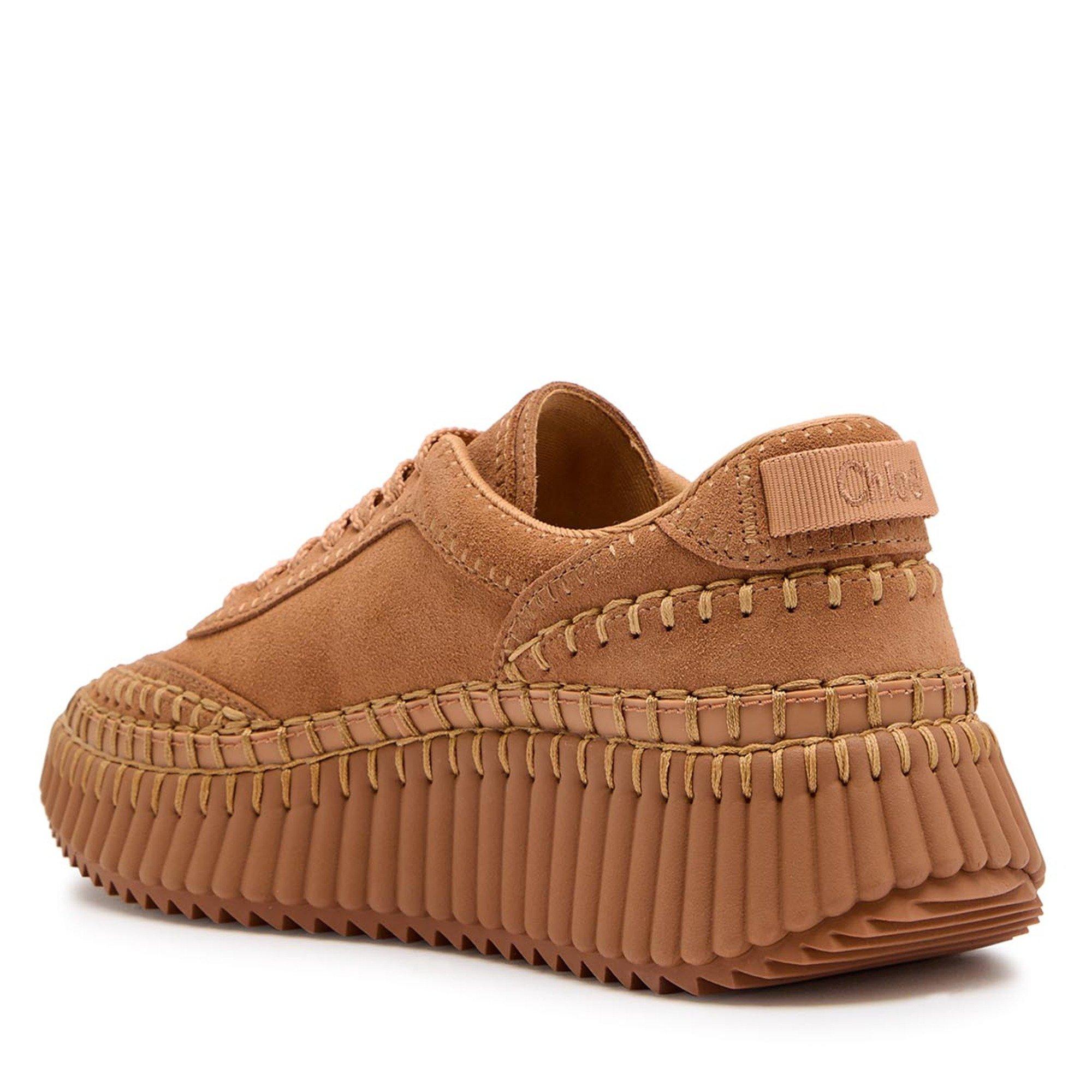 CAMEL - Chloe - Women's Nama Suede Chunky Trainers - 2
