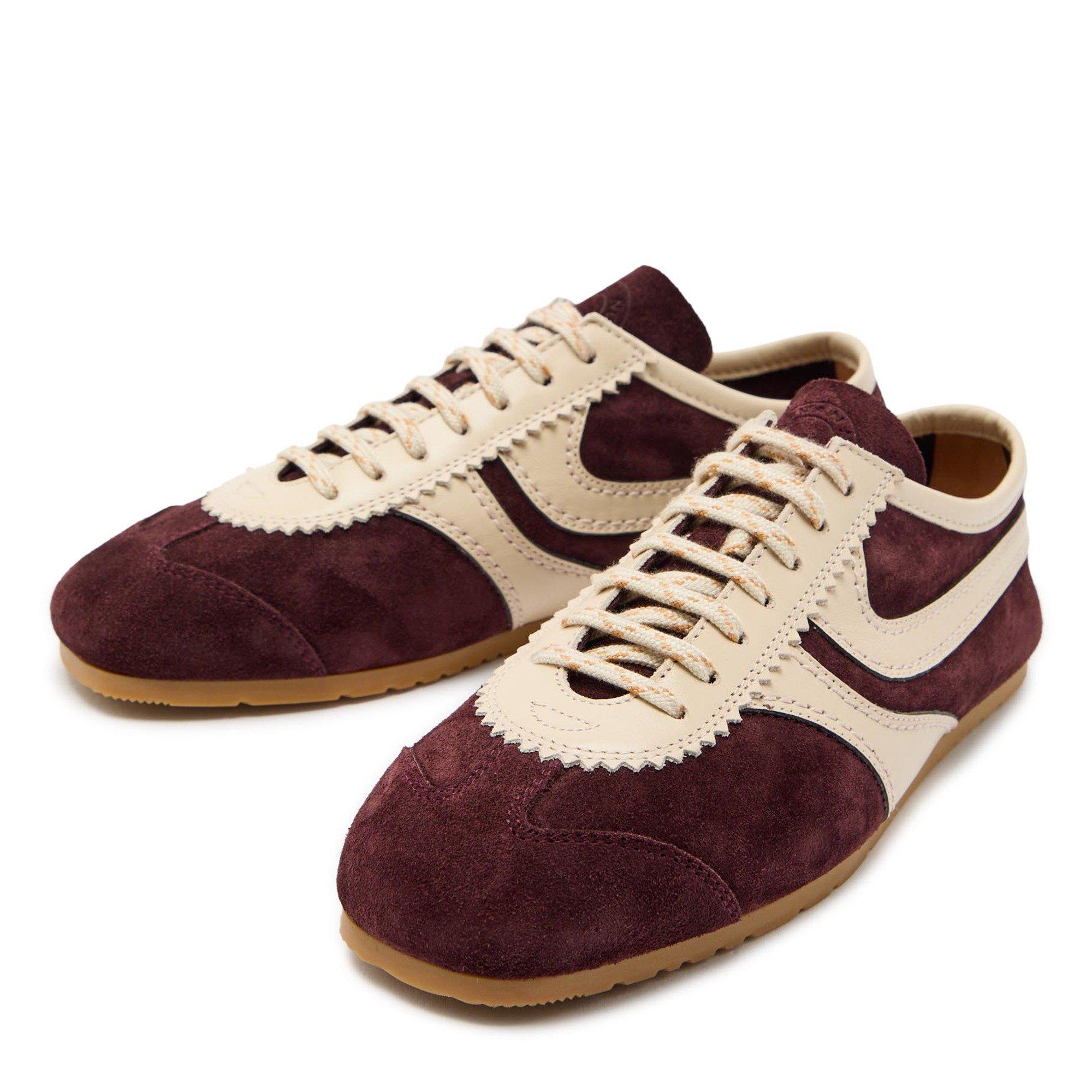 PURPLE - Dries Van Noten - DUSTIN SNEAKER SUEDE AND NAPPA - 4