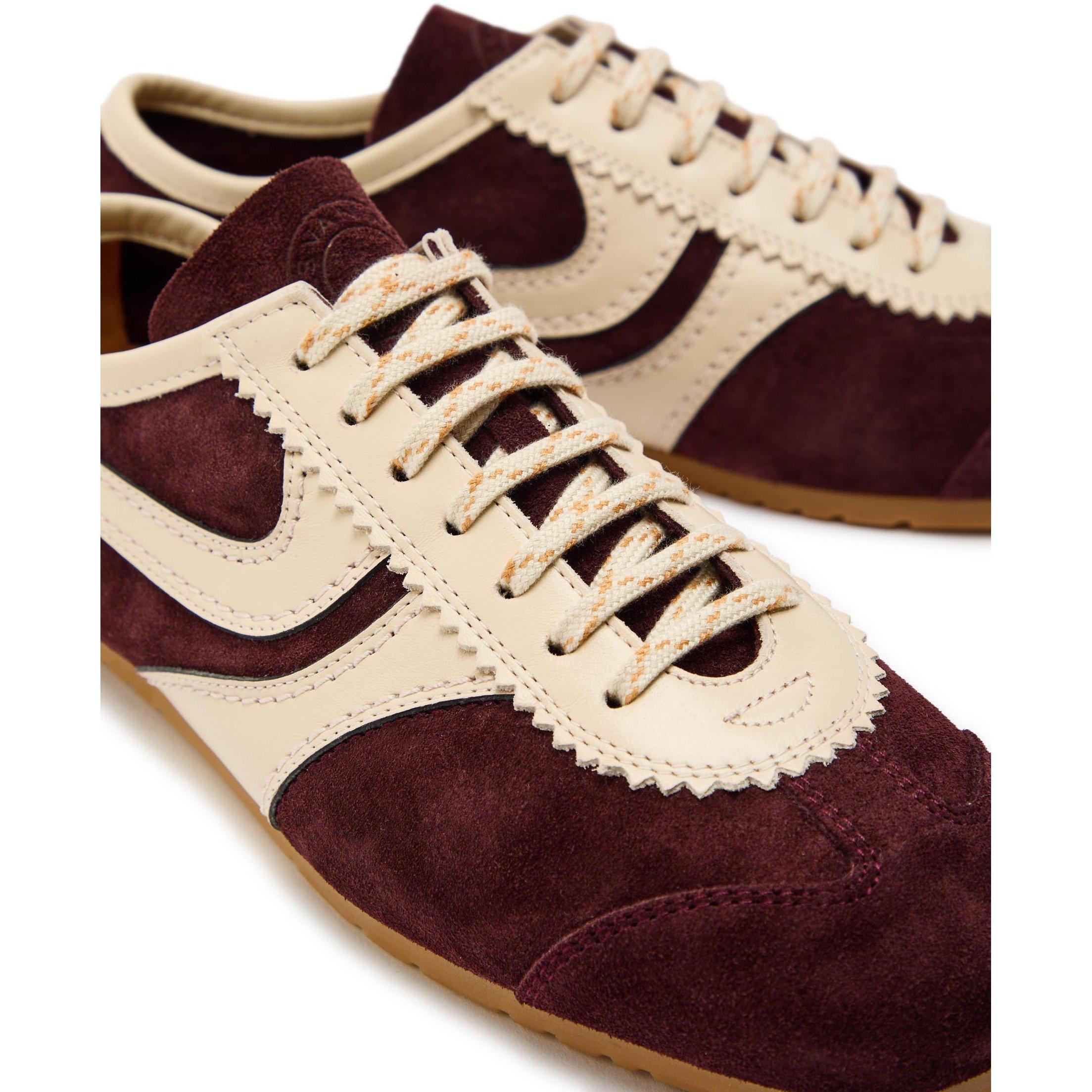 PURPLE - Dries Van Noten - DUSTIN SNEAKER SUEDE AND NAPPA - 5