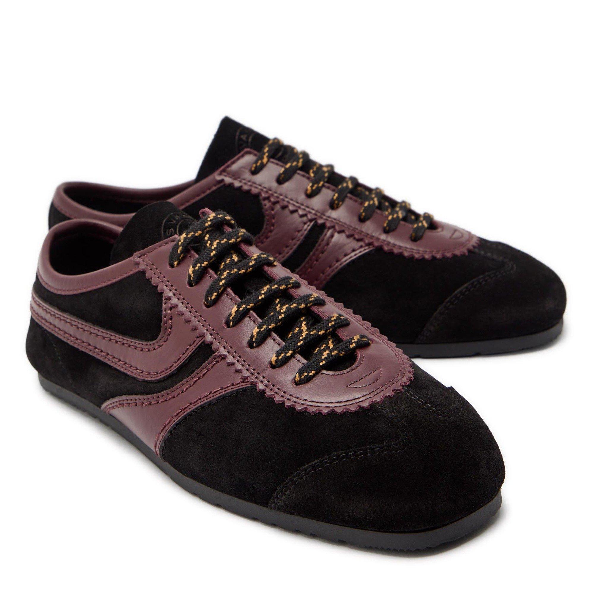 BLACK - Dries Van Noten - DUSTIN SNEAKER  SUEDE AND NAPP - 4