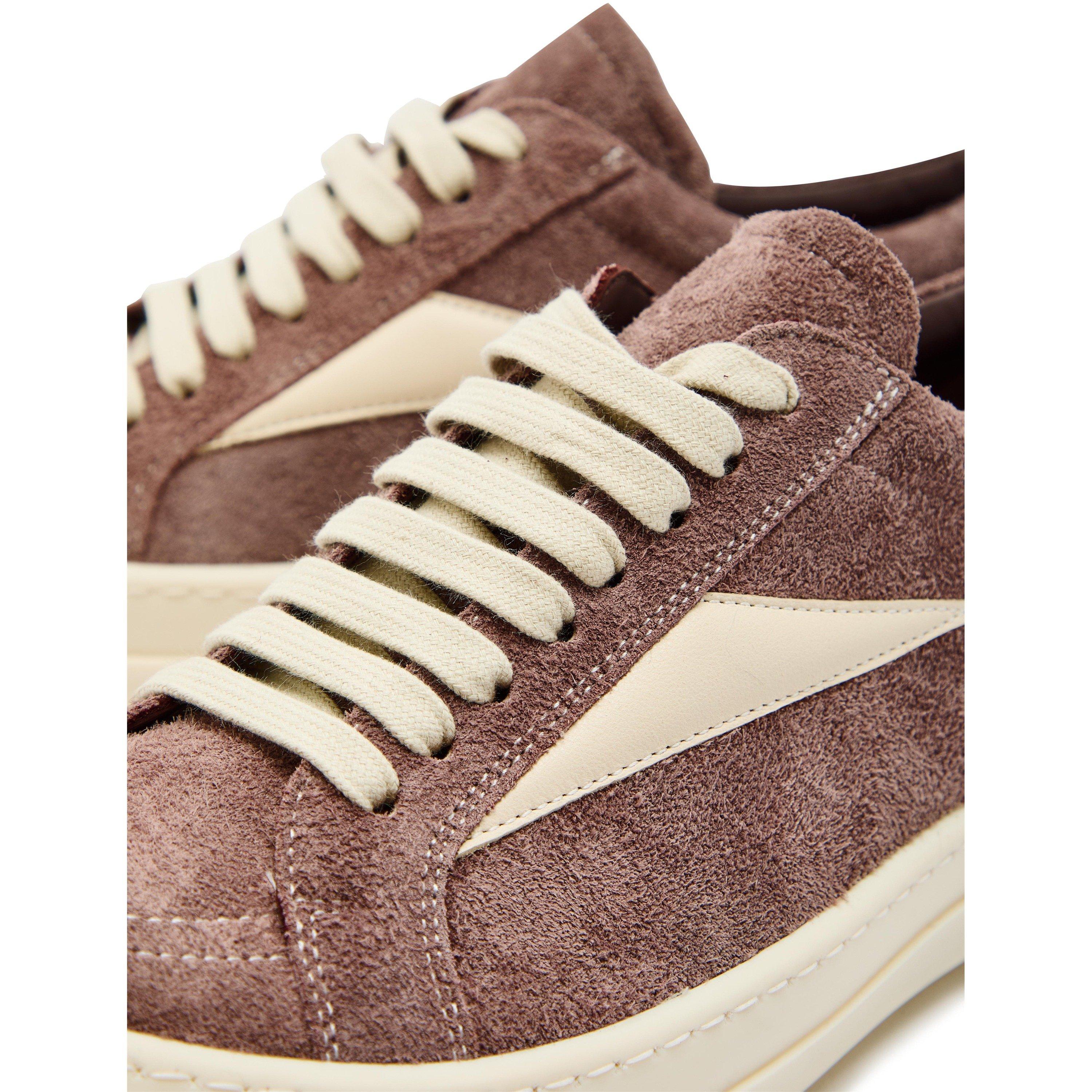 TAUPE - Rick Owens - Women's Vintage Suede Low-Top Trainers - 5