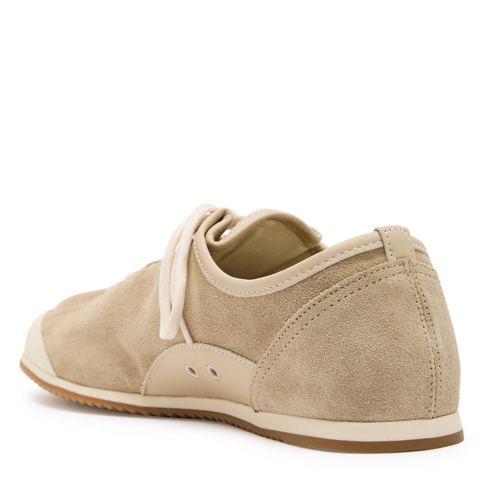BEIGE - Lemaire - Women's Gummy Grip Suede Low-Top Trainers - 2