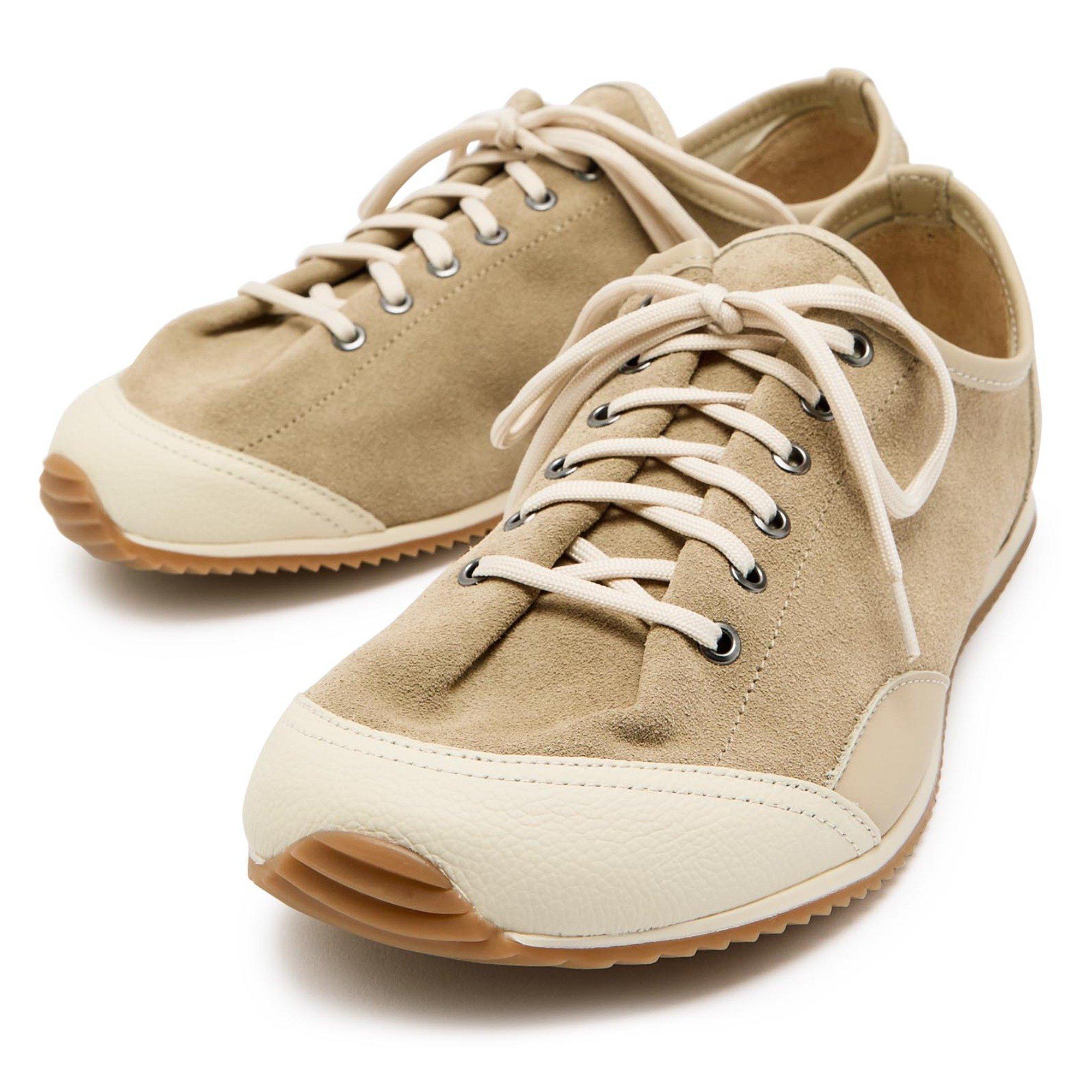 BEIGE - Lemaire - Women's Gummy Grip Suede Low-Top Trainers - 4