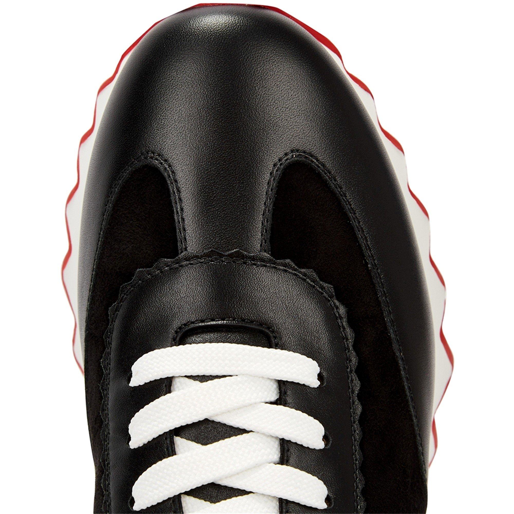 BLACK - Christian Louboutin - Women's Loubishark Leather Chunky Trainers - 5