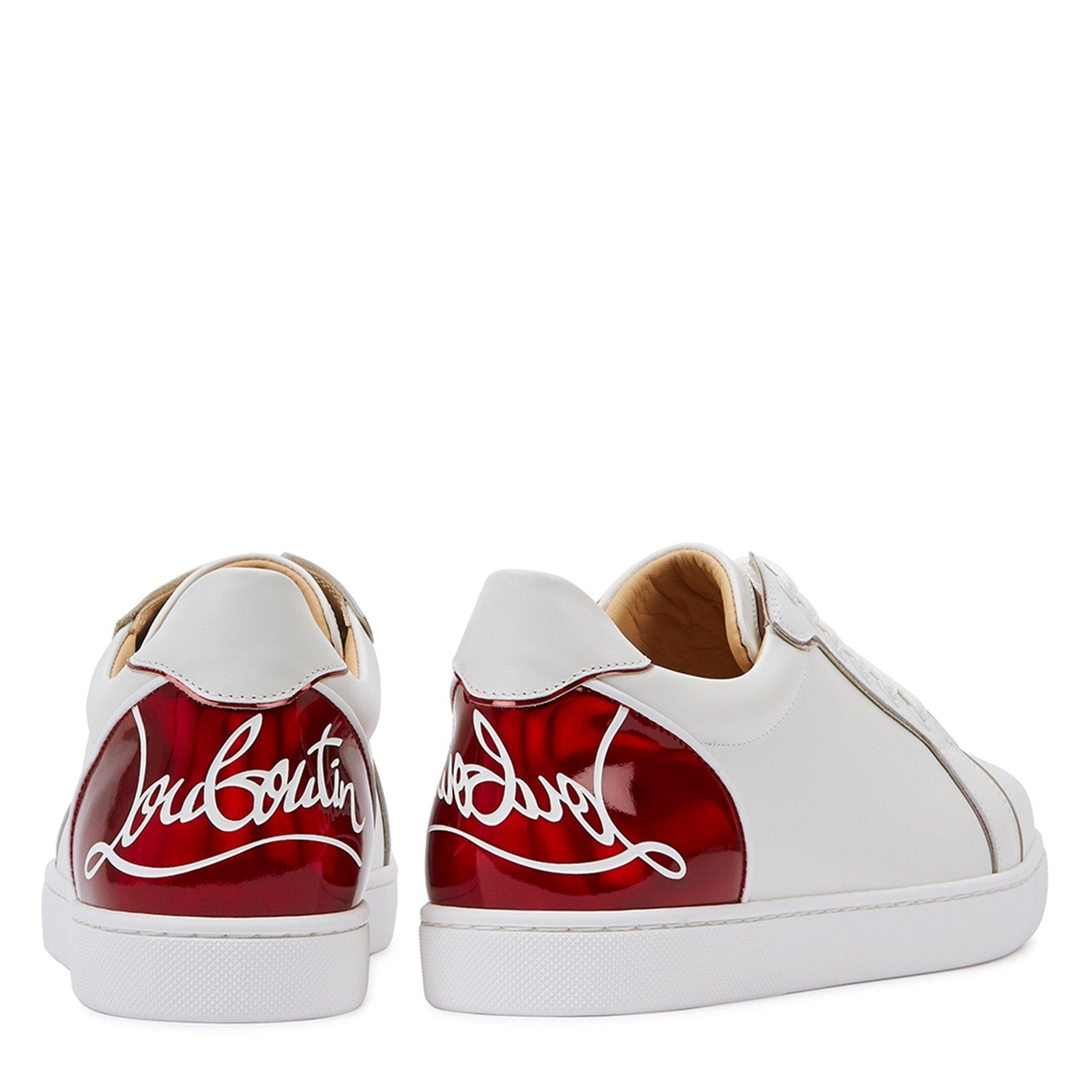 WHITE AND RED - Christian Louboutin - FUN VIEIRA SNEAKER - 4
