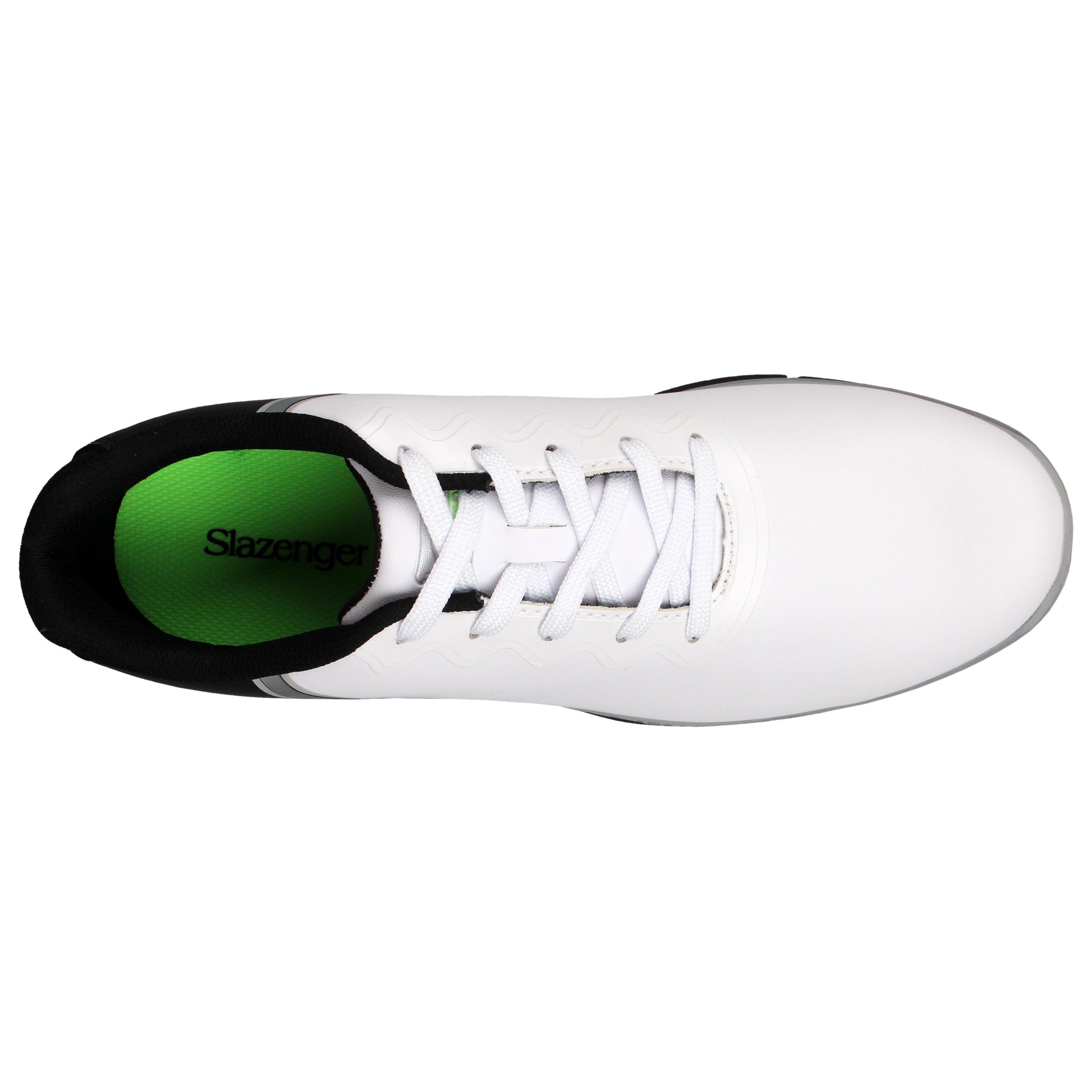 White - Slazenger - V100 Mens Golf Shoes - 3