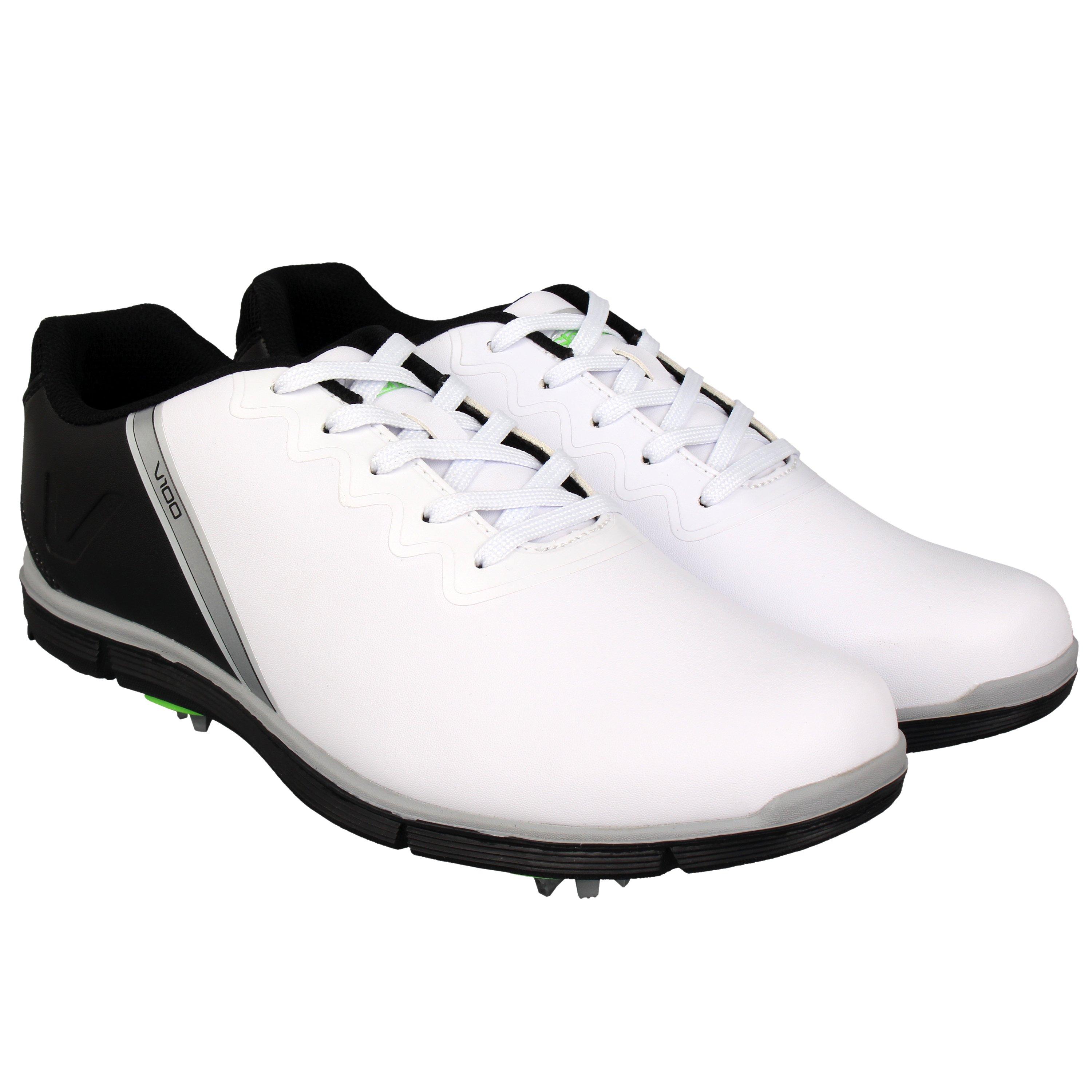 White - Slazenger - V100 Mens Golf Shoes - 5