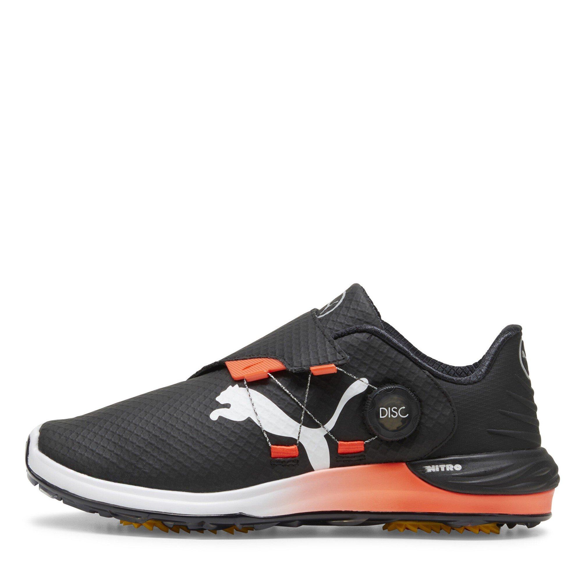 Pumablk/Redb - Puma - Phantomcat Nitro Disc Spiked Golf Shoes Mens - 2