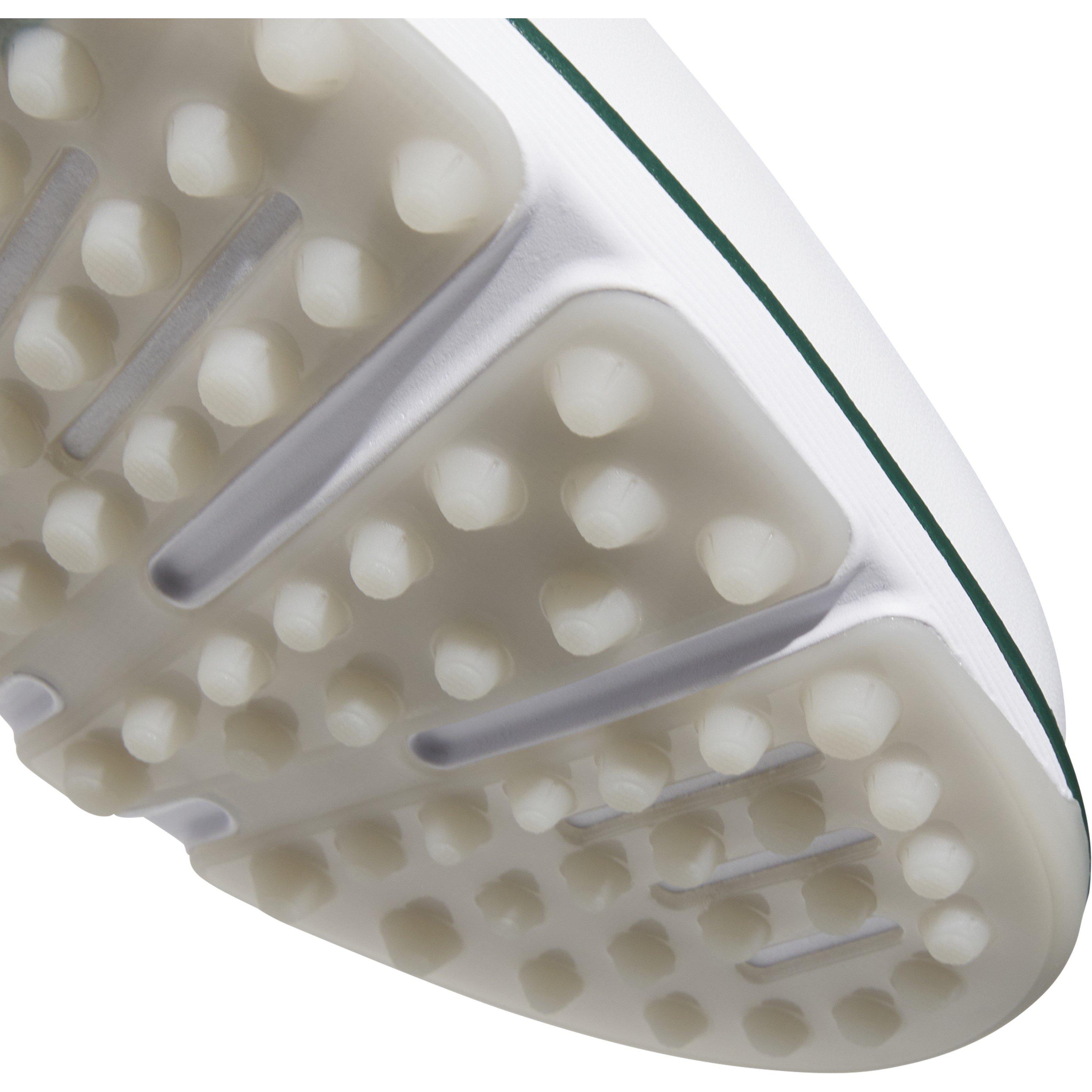 Bianco/Verde/Giallo - adidas - Adults MC Z Traxion Leather Spikeless Golf Shoes - 8