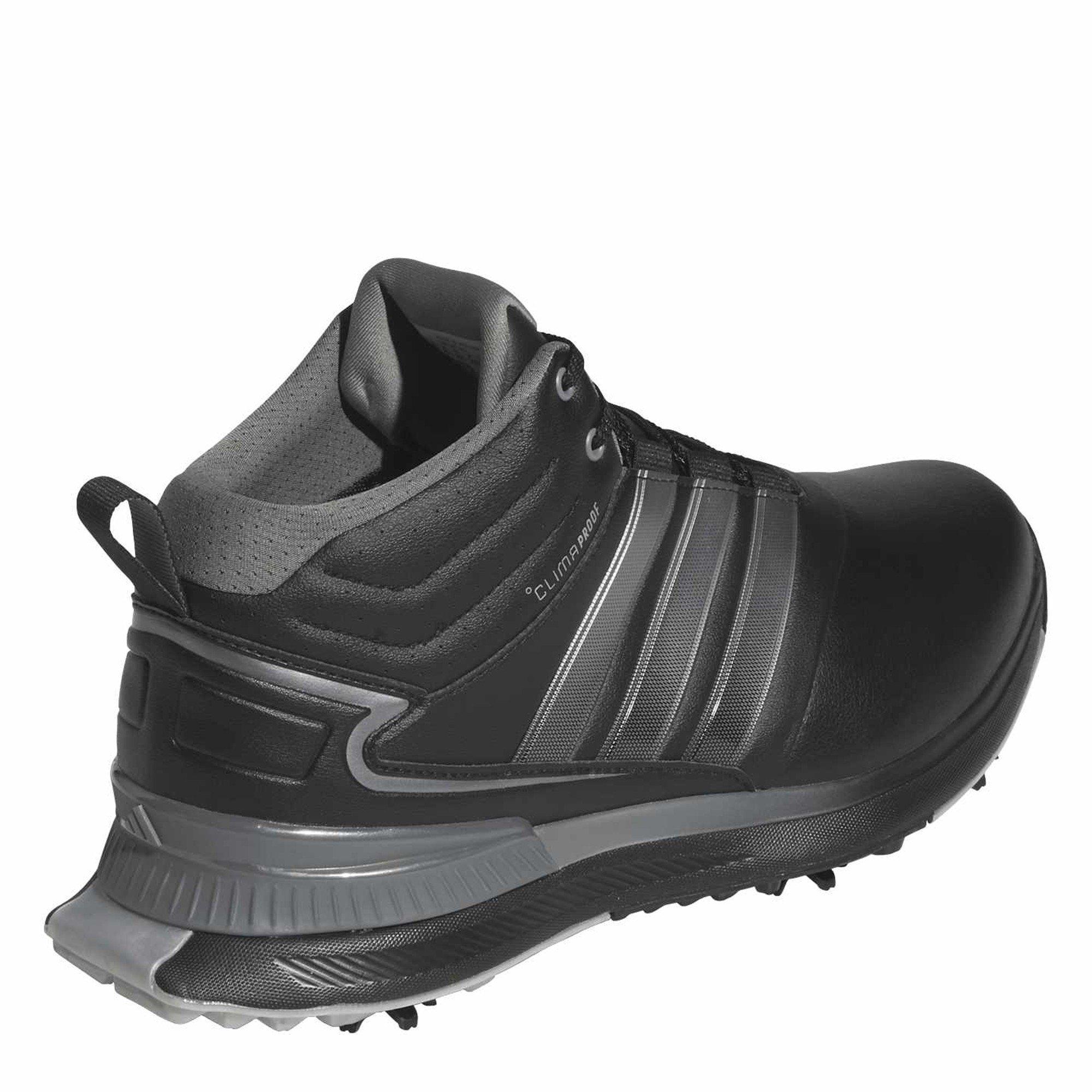 Core Black - adidas - Men's Spiked Golf Shoes - 4