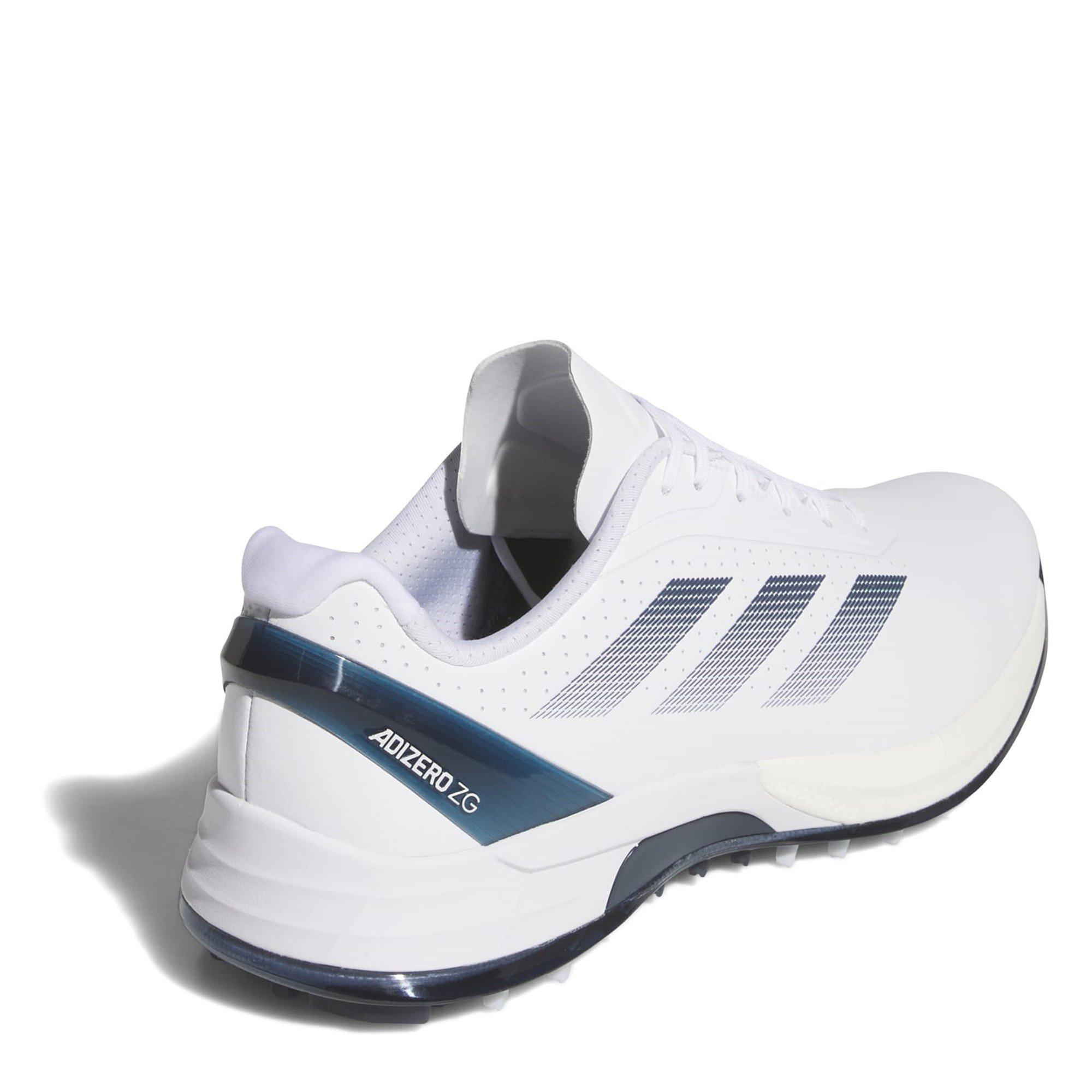 Wit/Marineblauw - adidas - Adizero ZG Golf Shoes Mens - 4