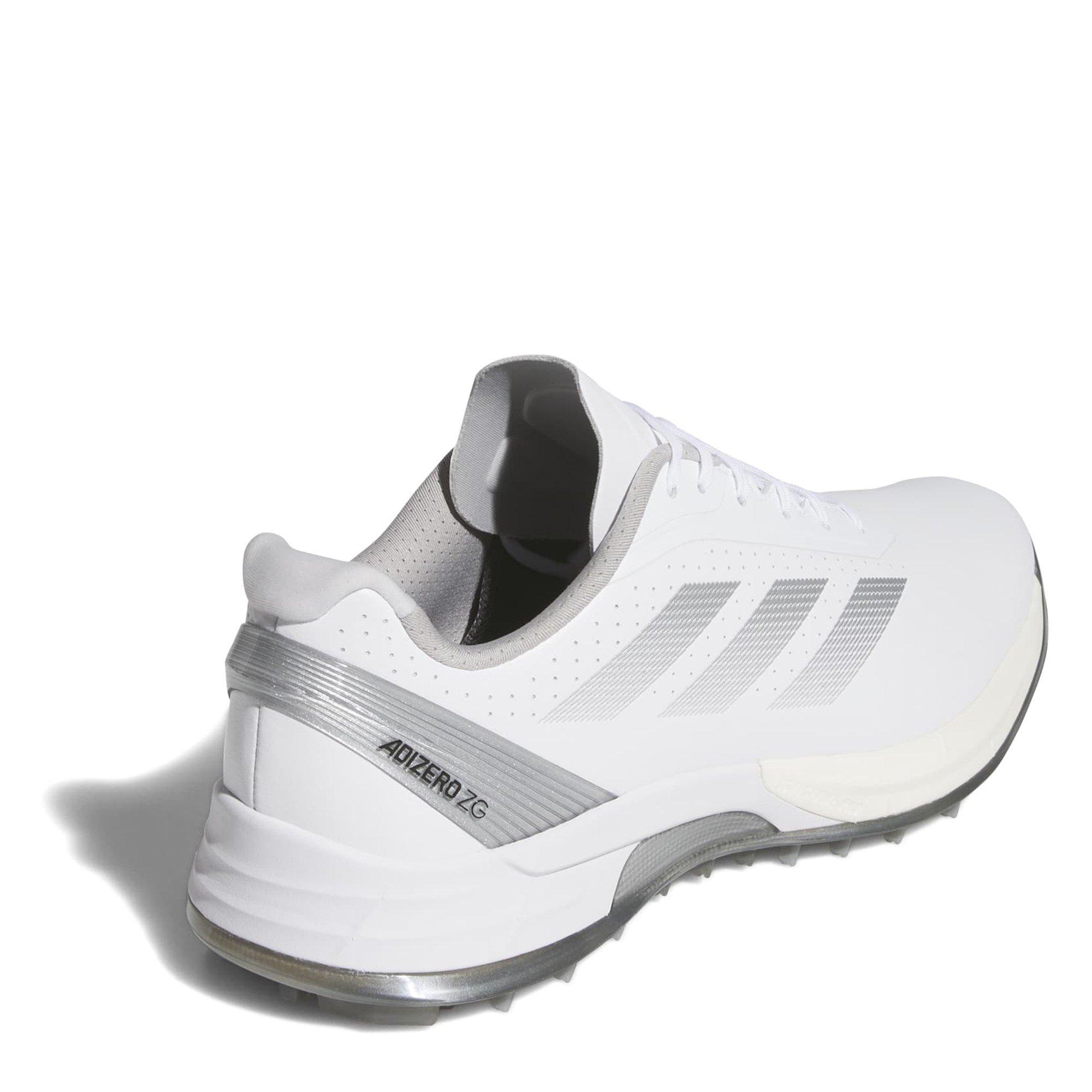 Wht/Slv/Mtl - adidas - Adizero ZG Golf Shoes Mens - 4