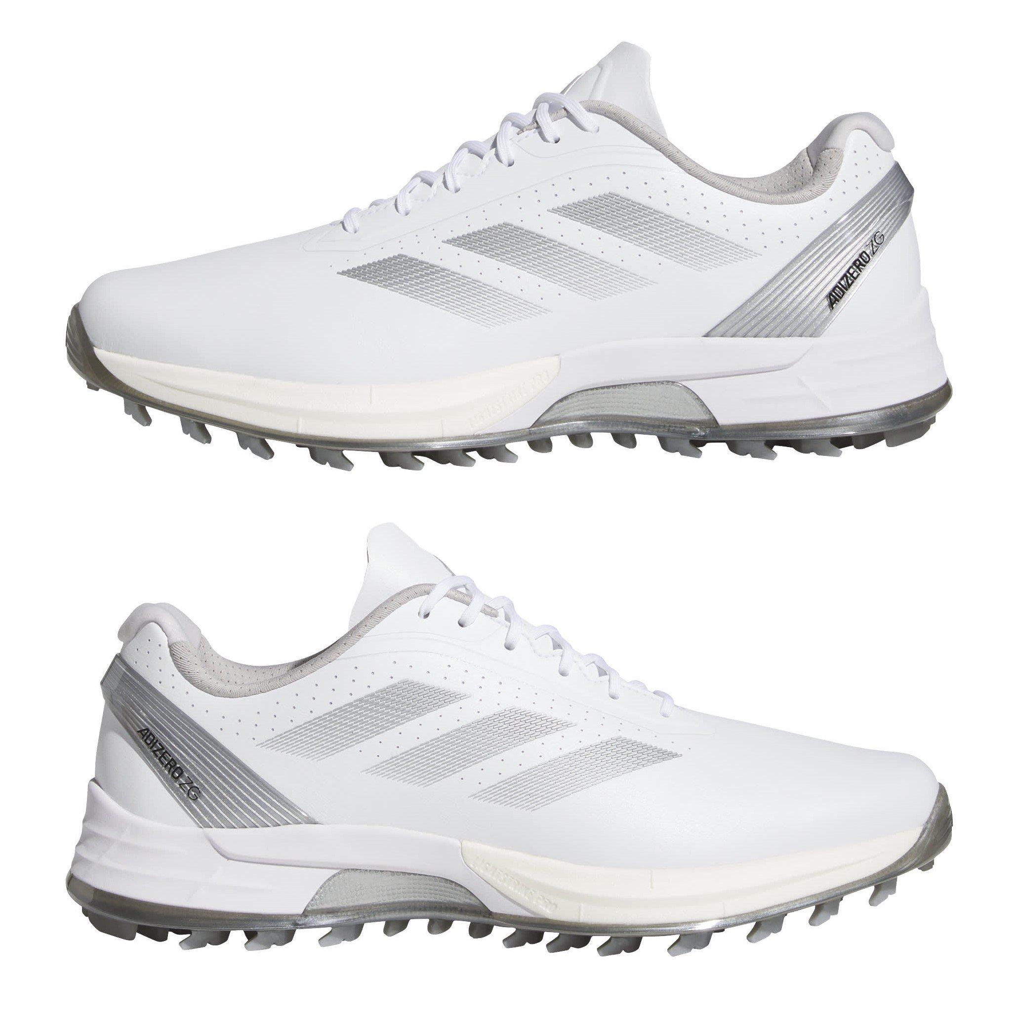 Wht/Slv/Mtl - adidas - Adizero ZG Golf Shoes Mens - 9