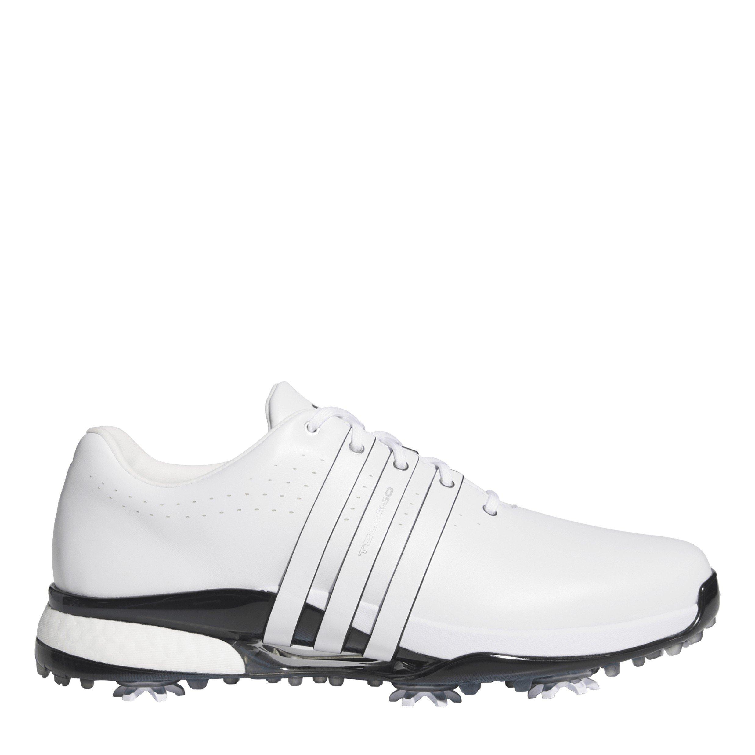 Wht/CBlck/Lurbl - adidas - Tour360 24 Wide Golf Shoes Mens - 1