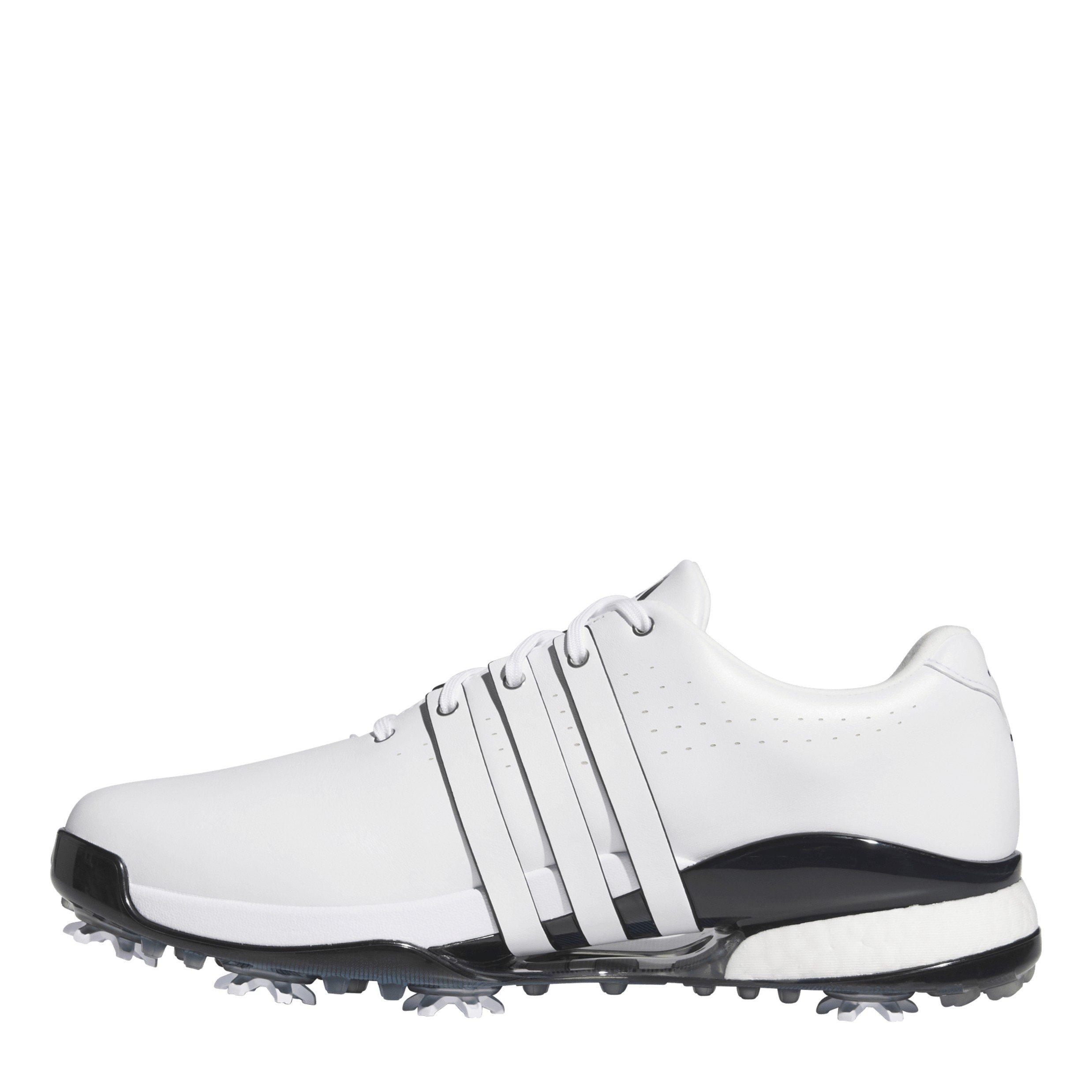 Wht/CBlck/Lurbl - adidas - Tour360 24 Wide Golf Shoes Mens - 2