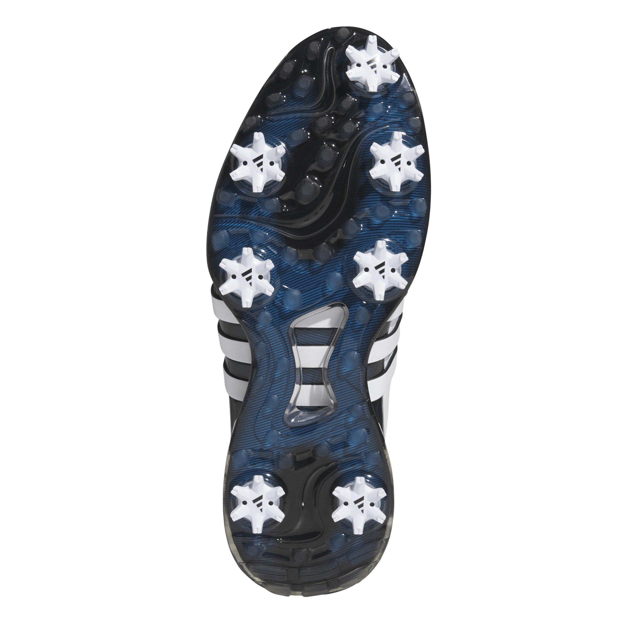 Wht/CBlck/Lurbl - adidas - Tour360 24 Wide Golf Shoes Mens - 6