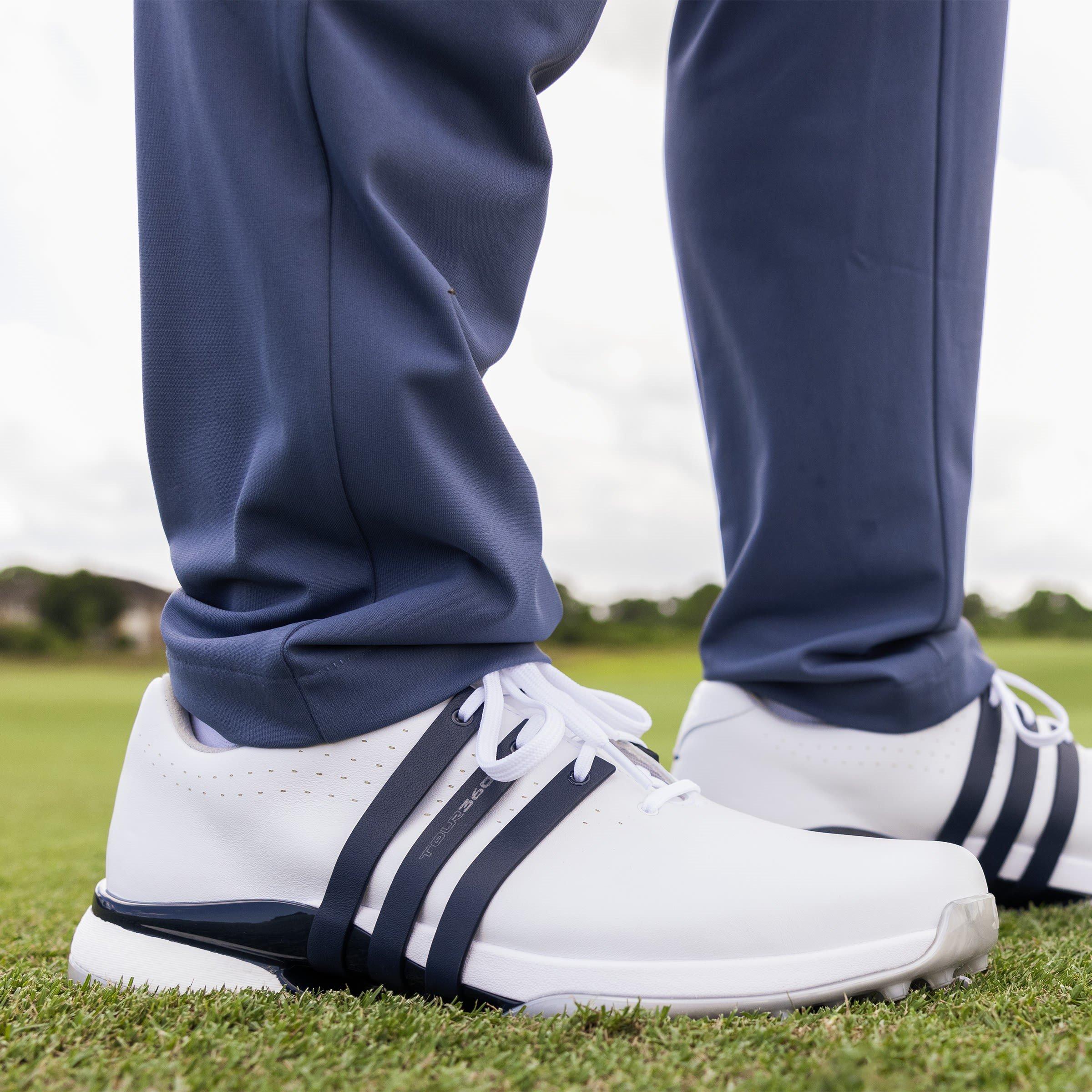 White/Nvy/Silv - adidas - Tour360 24 Wide Golf Shoes Mens - 11